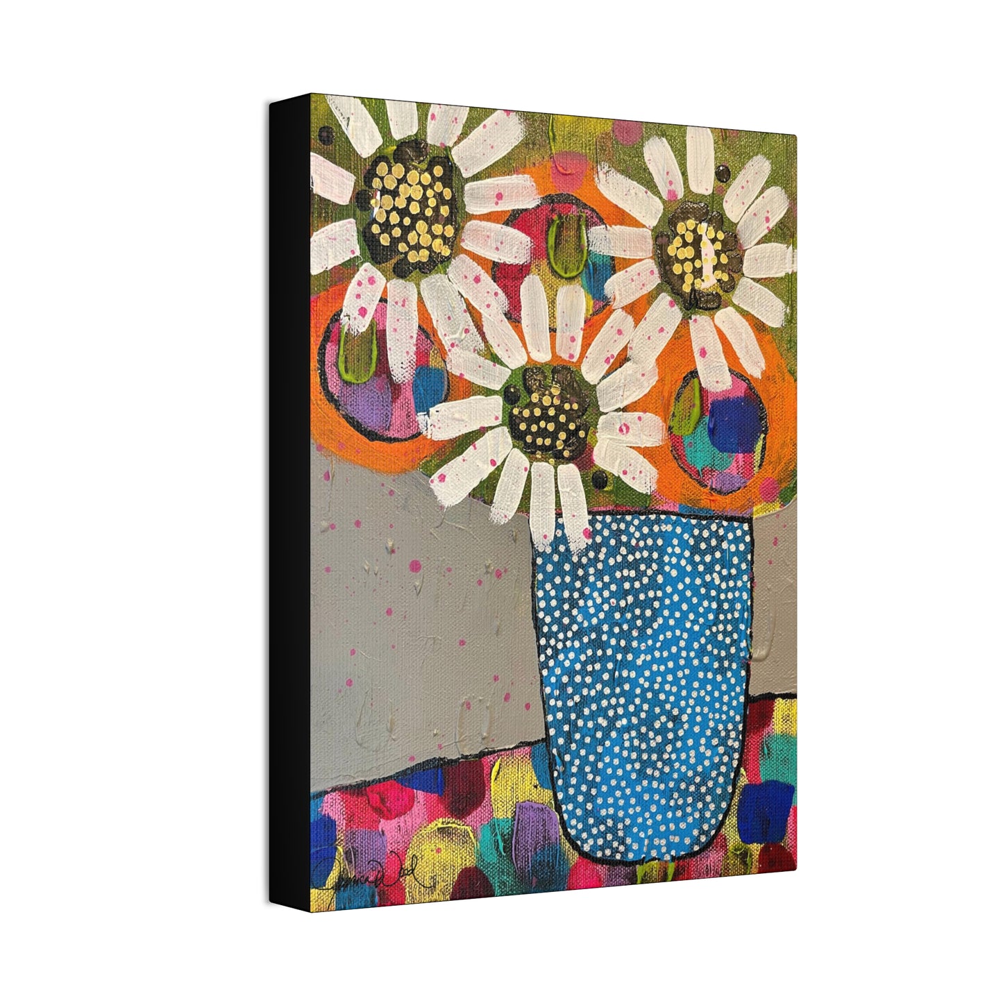 Canvas Print. Floral Still Life by Jessica Wood Artist