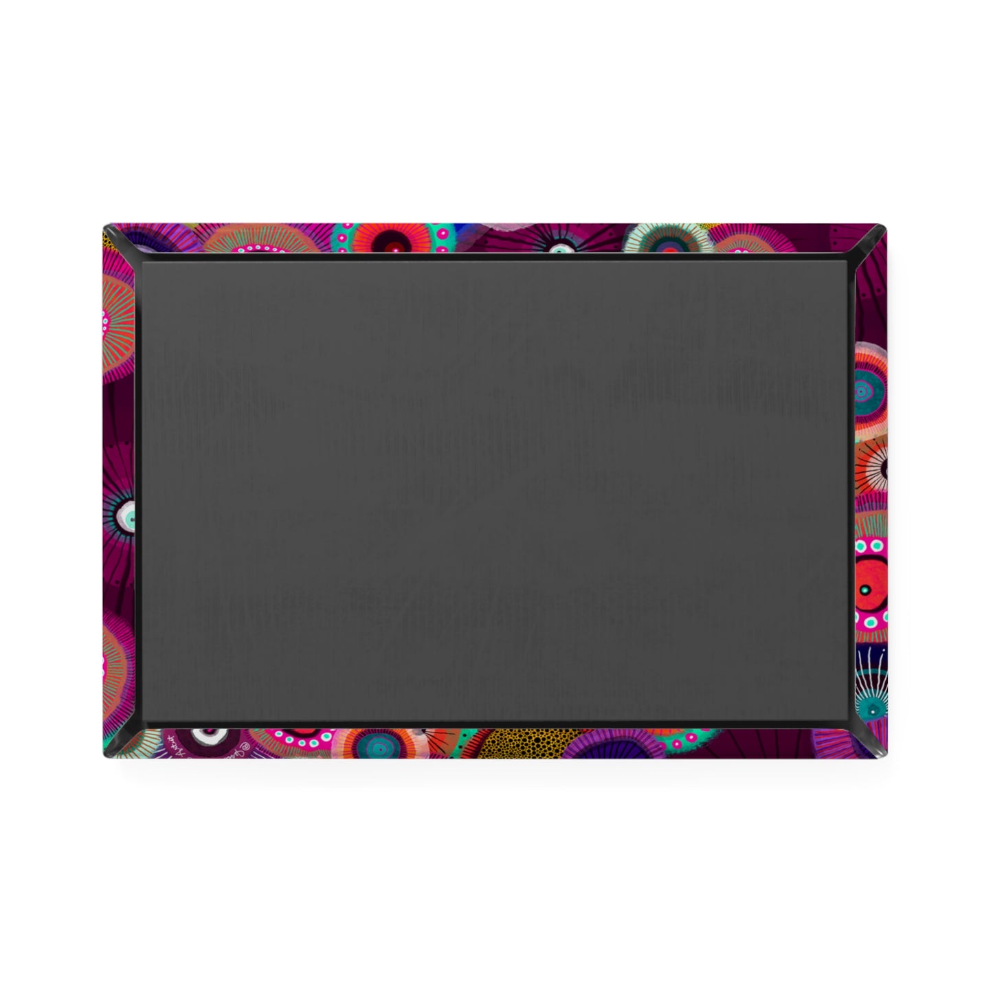 Floral Rectangular Refrigerator Magnet