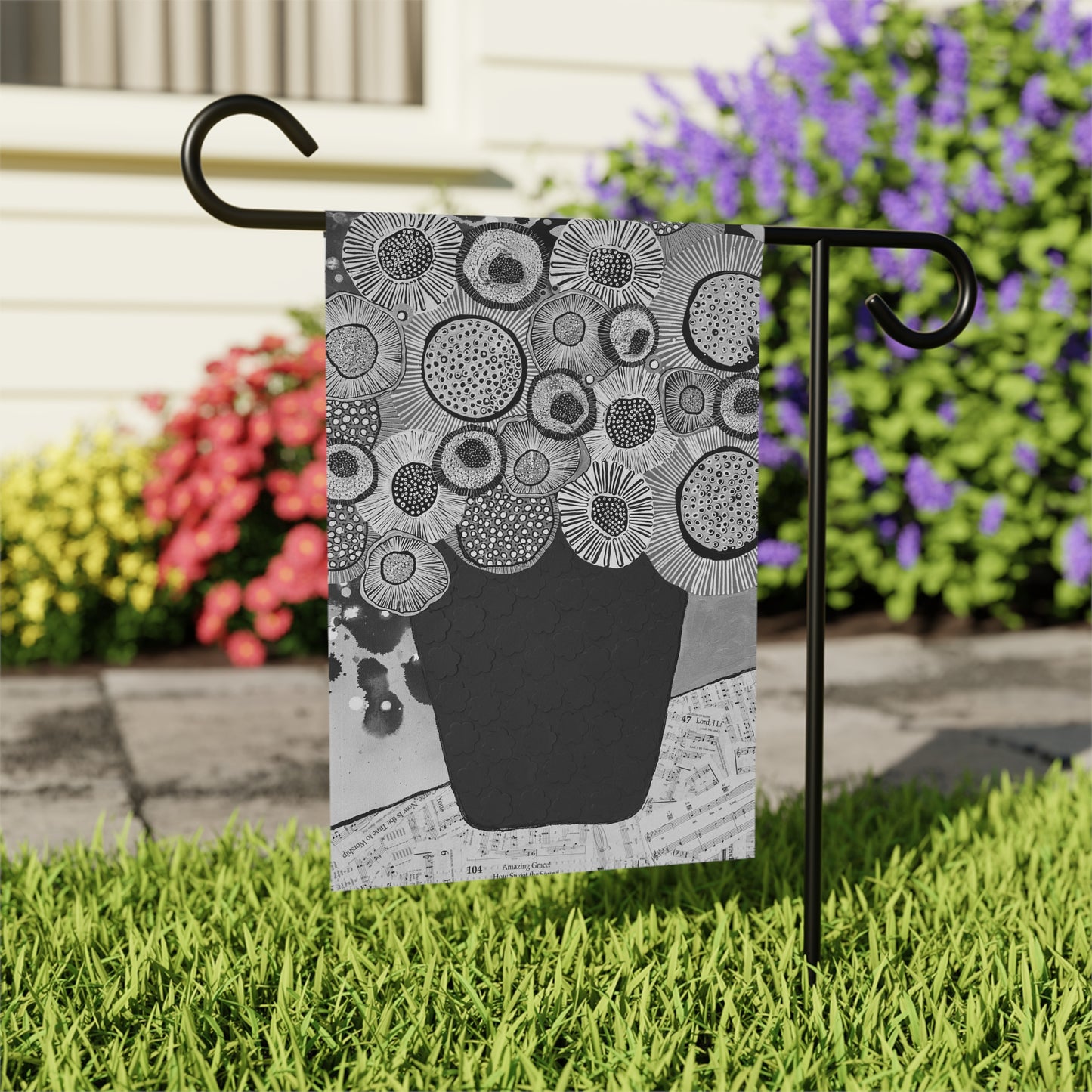 Jessica Wood Artist Garden or House Flag