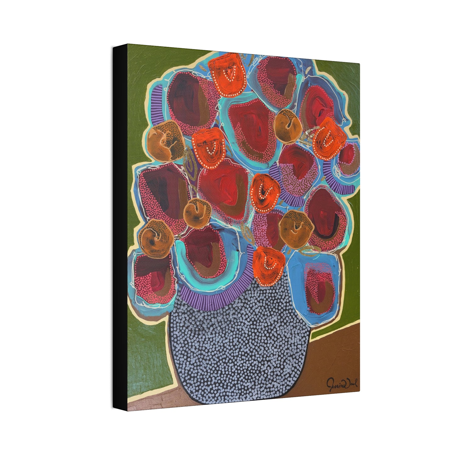 Canvas Print. Floral Still Life by Jessica Wood Artist