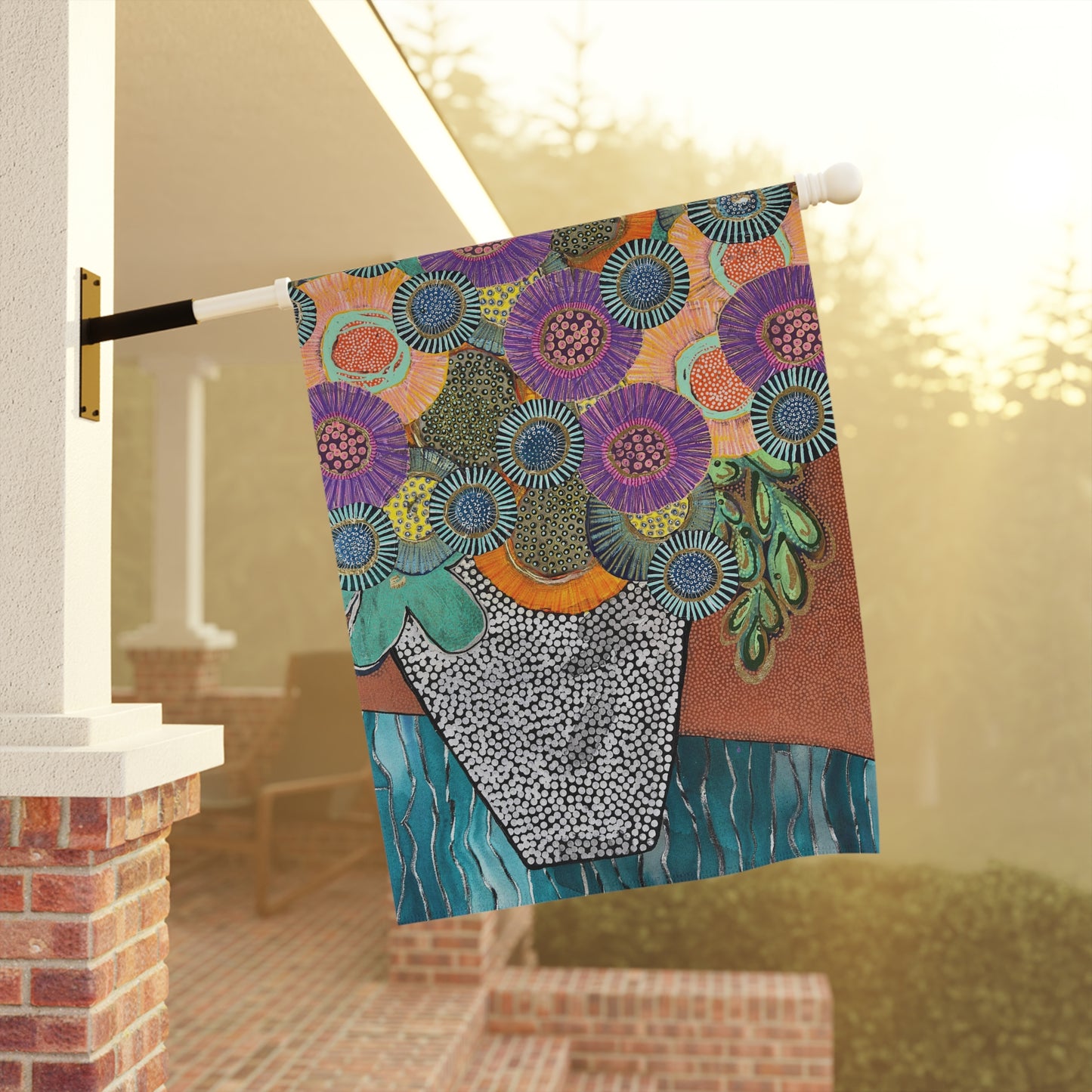 Jessica Wood Artist Garden or House Flag