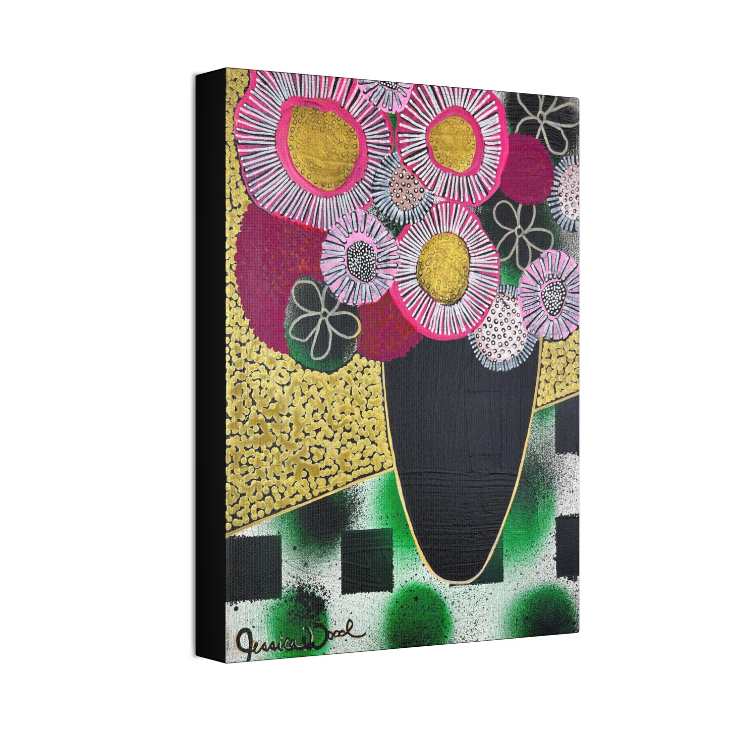 Canvas Print. Floral Still Life by Jessica Wood Artist