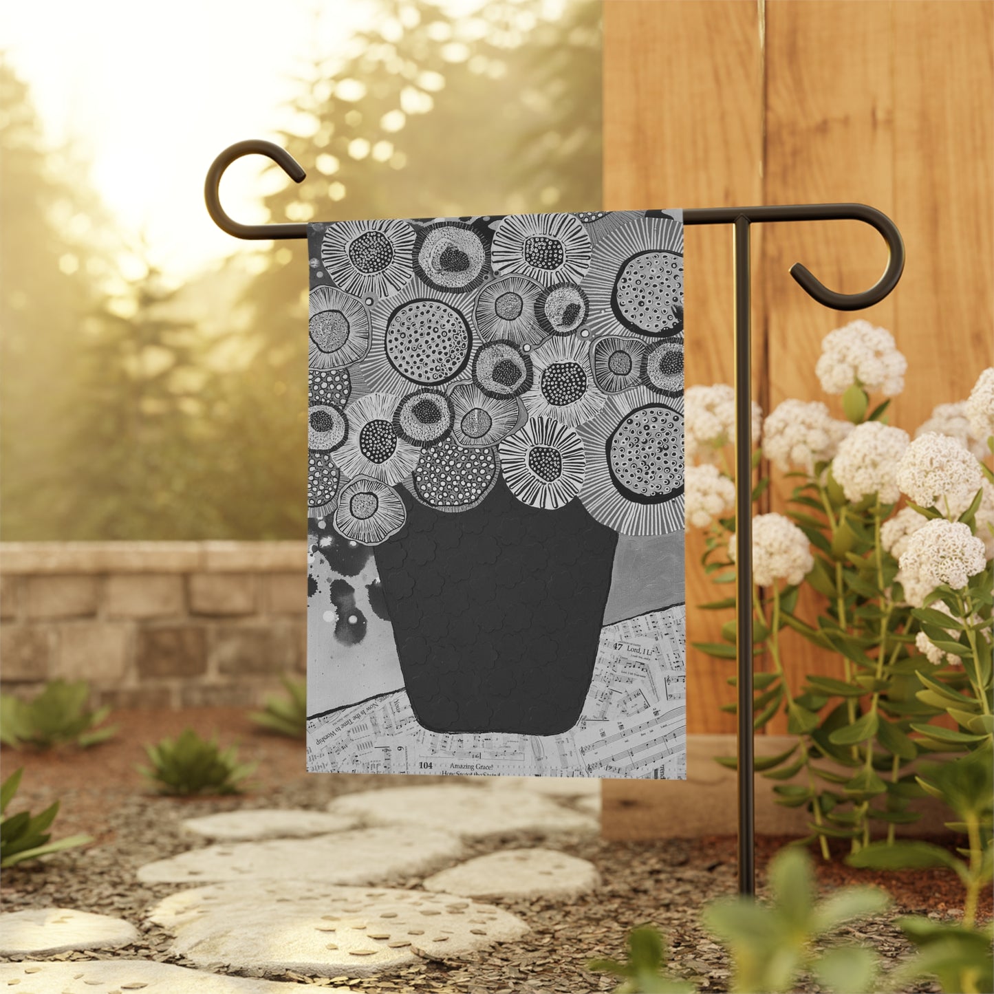 Jessica Wood Artist Garden or House Flag