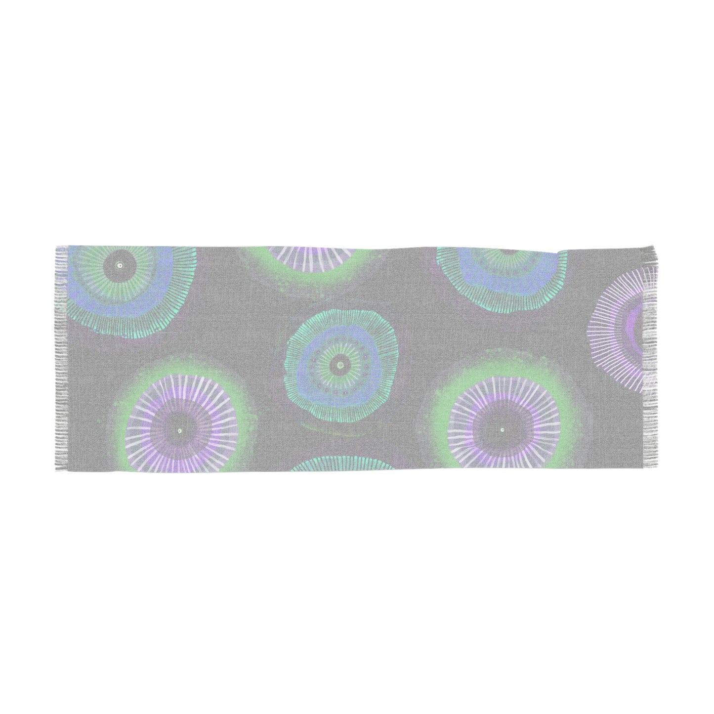 Modern Floral Lightweight Scarf Wrap