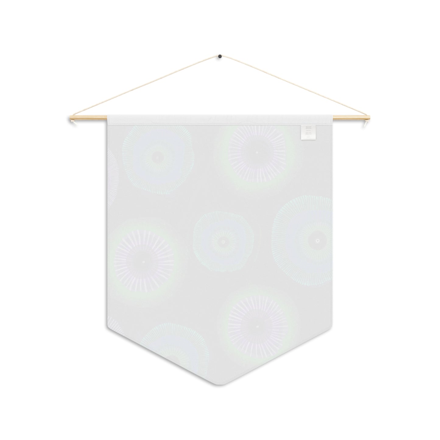 Decorative Pennant Flag — 18"×21" Poly Twill Wall Banner