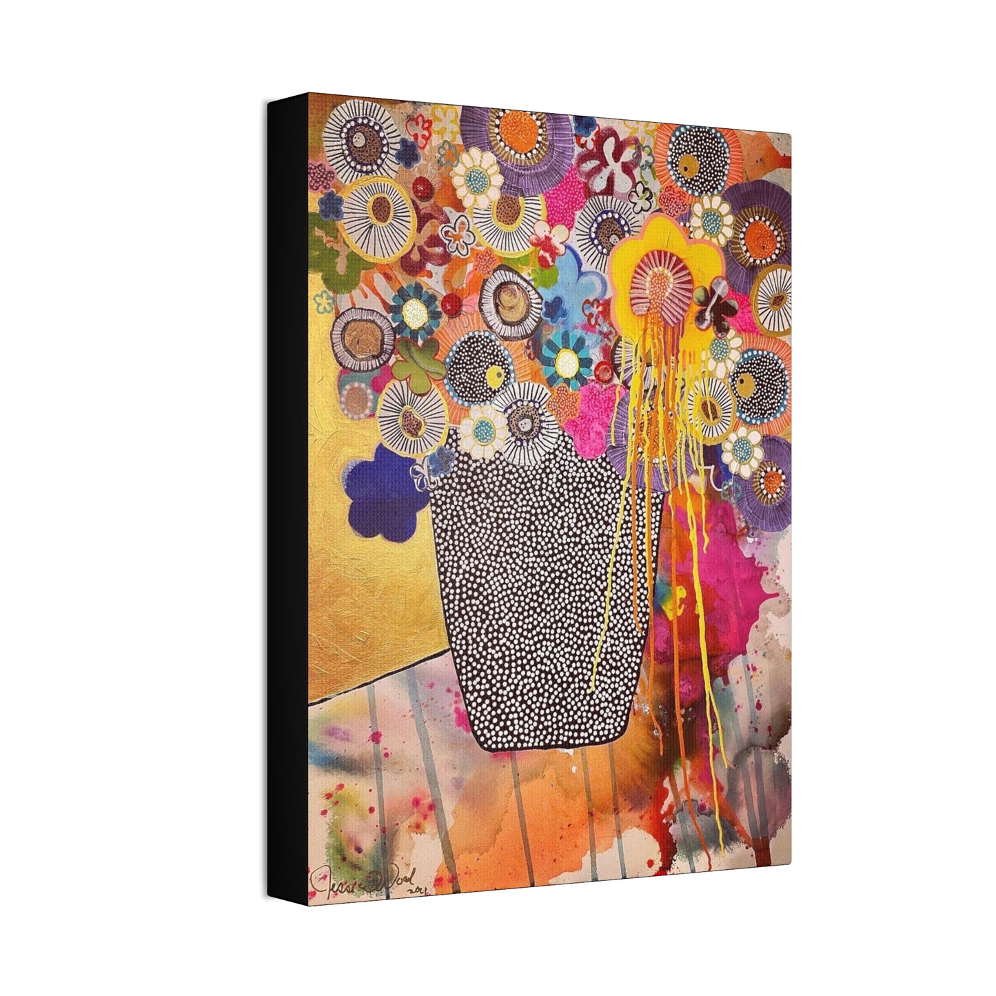 Canvas Print. Floral Still Life by Jessica Wood Artist