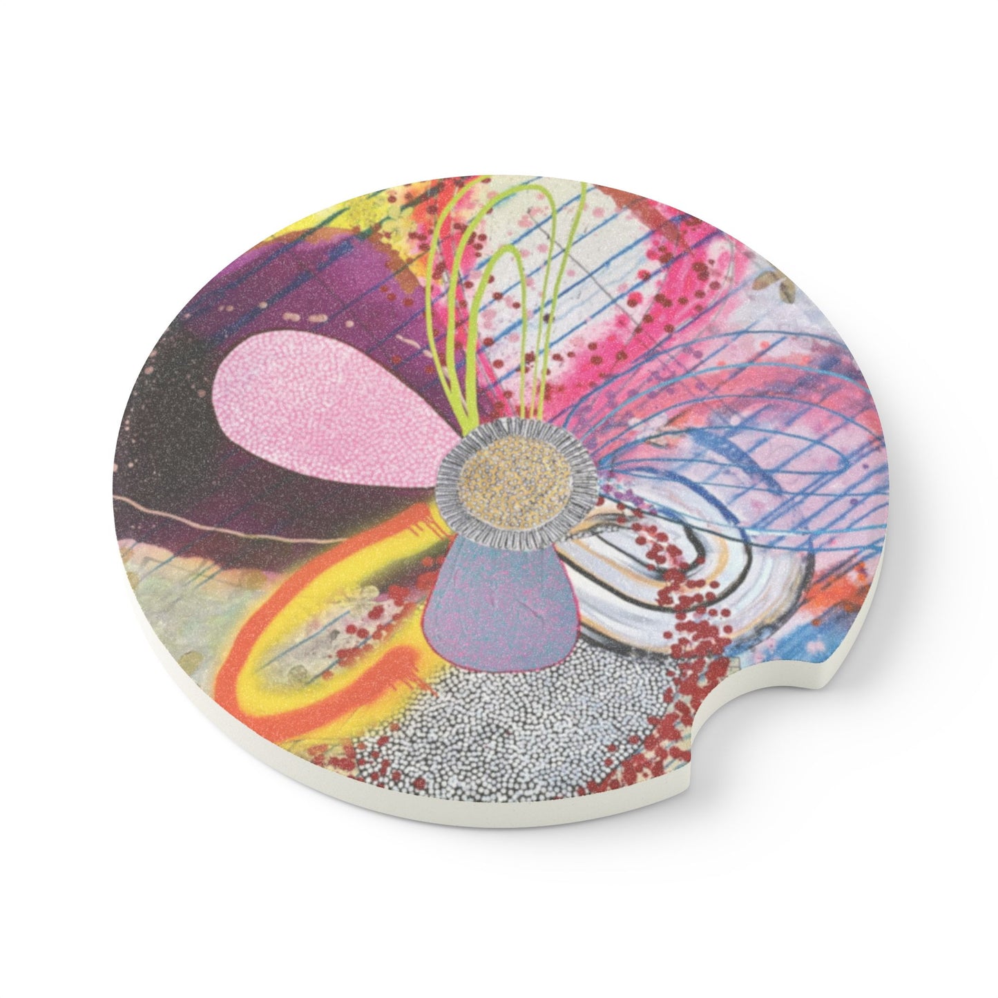 Jessica Wood Artist Car Coaster