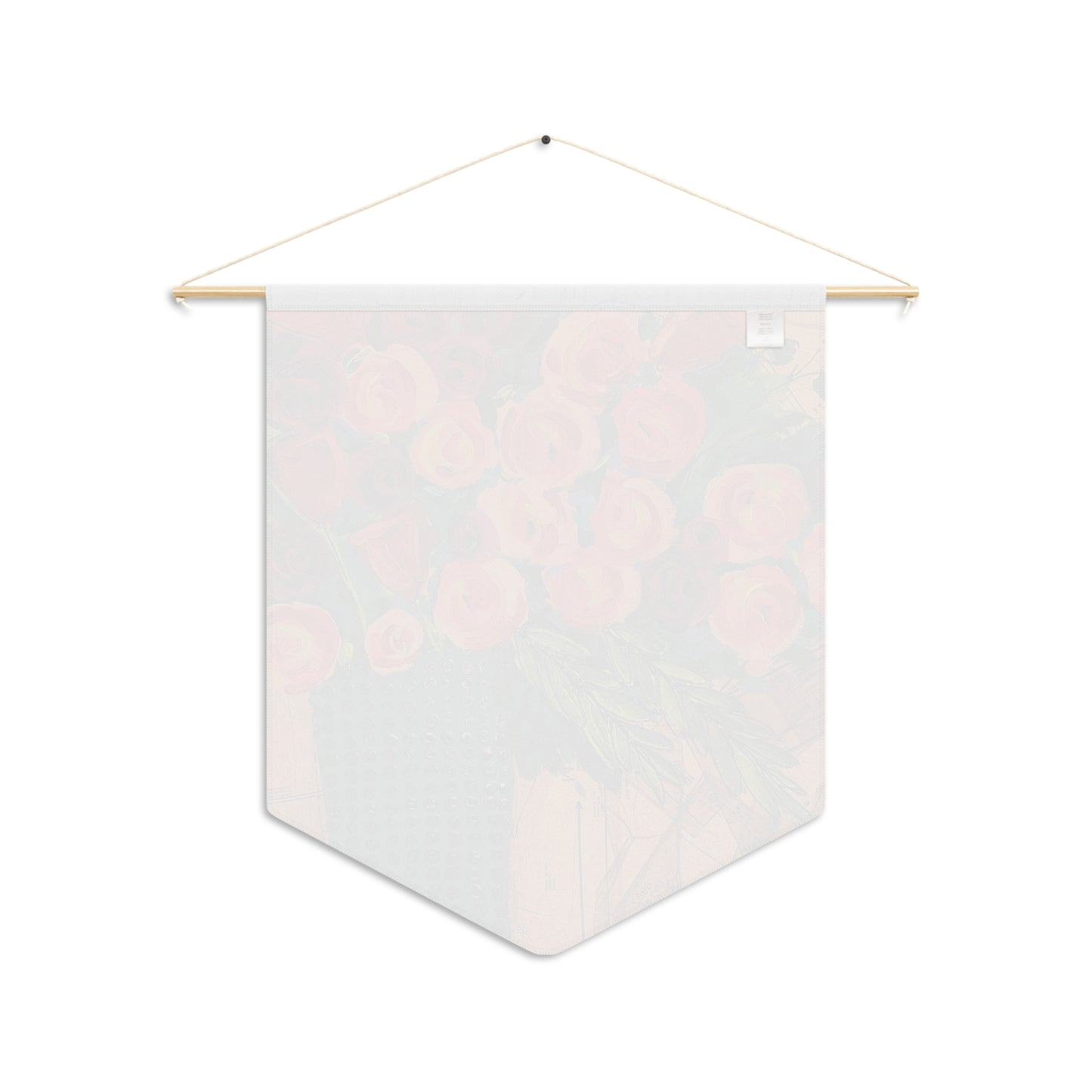 Decorative Pennant Flag — 18"×21" Poly Twill Wall Banner (One-Sided)