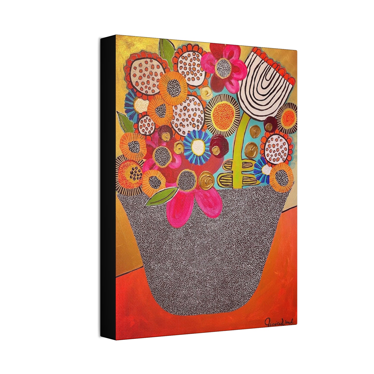 Canvas Print. Floral Still Life by Jessica Wood Artist