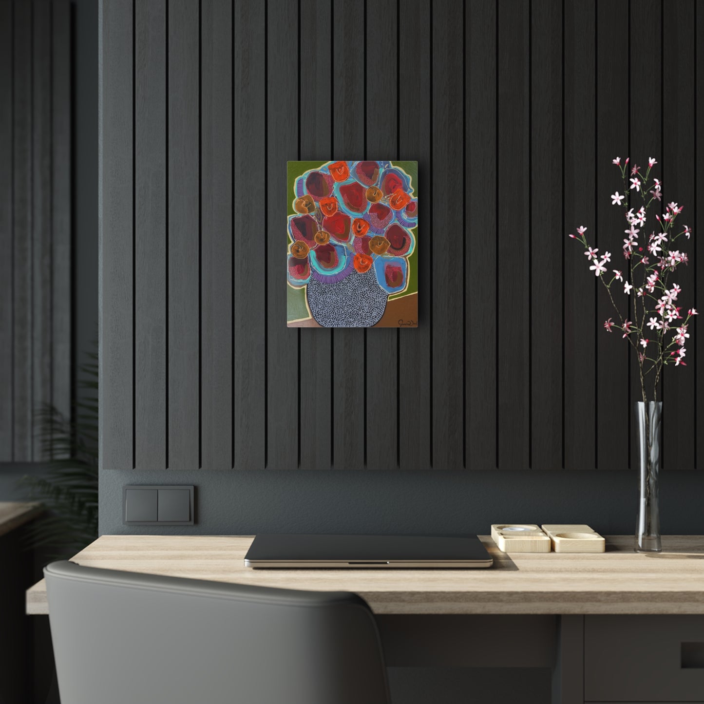 Acrylic Print, Floral Still Life by Jessica Wood Artist