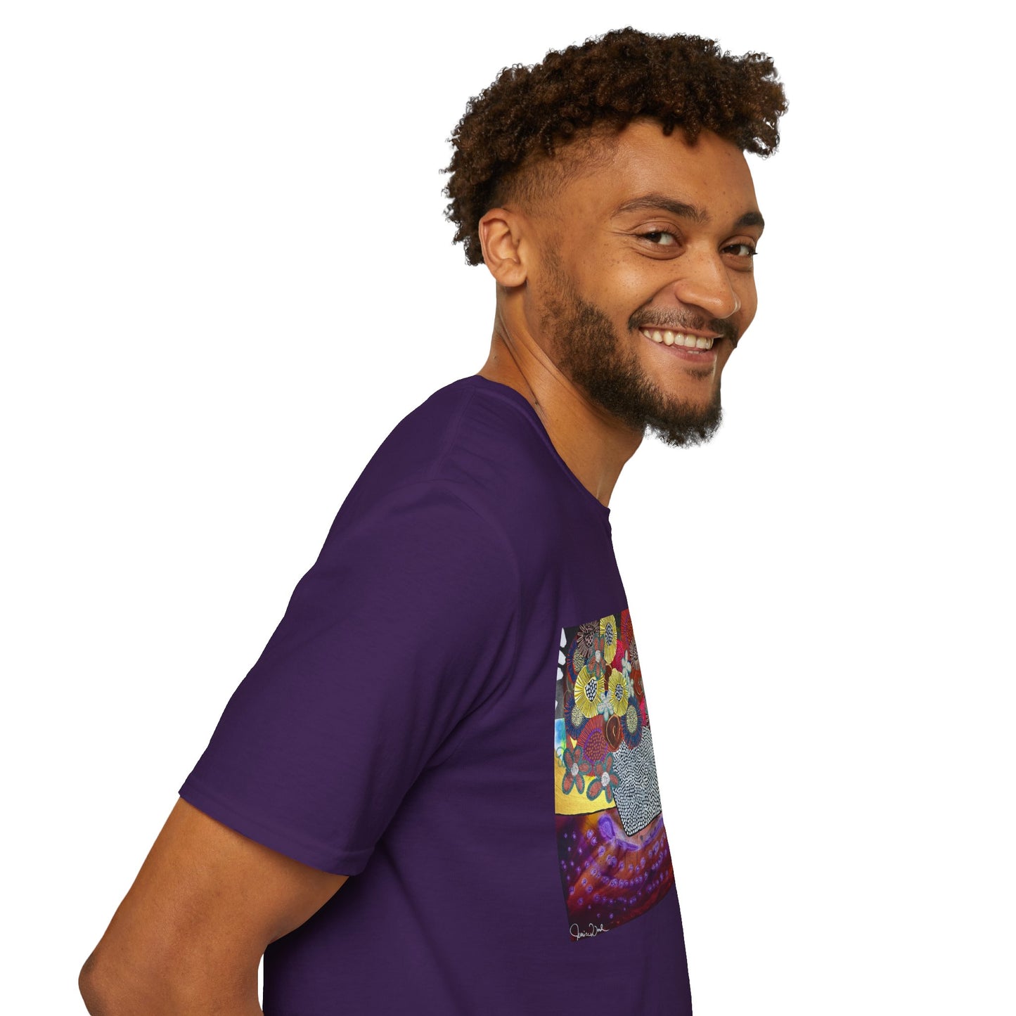 Jessica Wood Artist Floral Still Life Unisex Soft Style T-Shirt