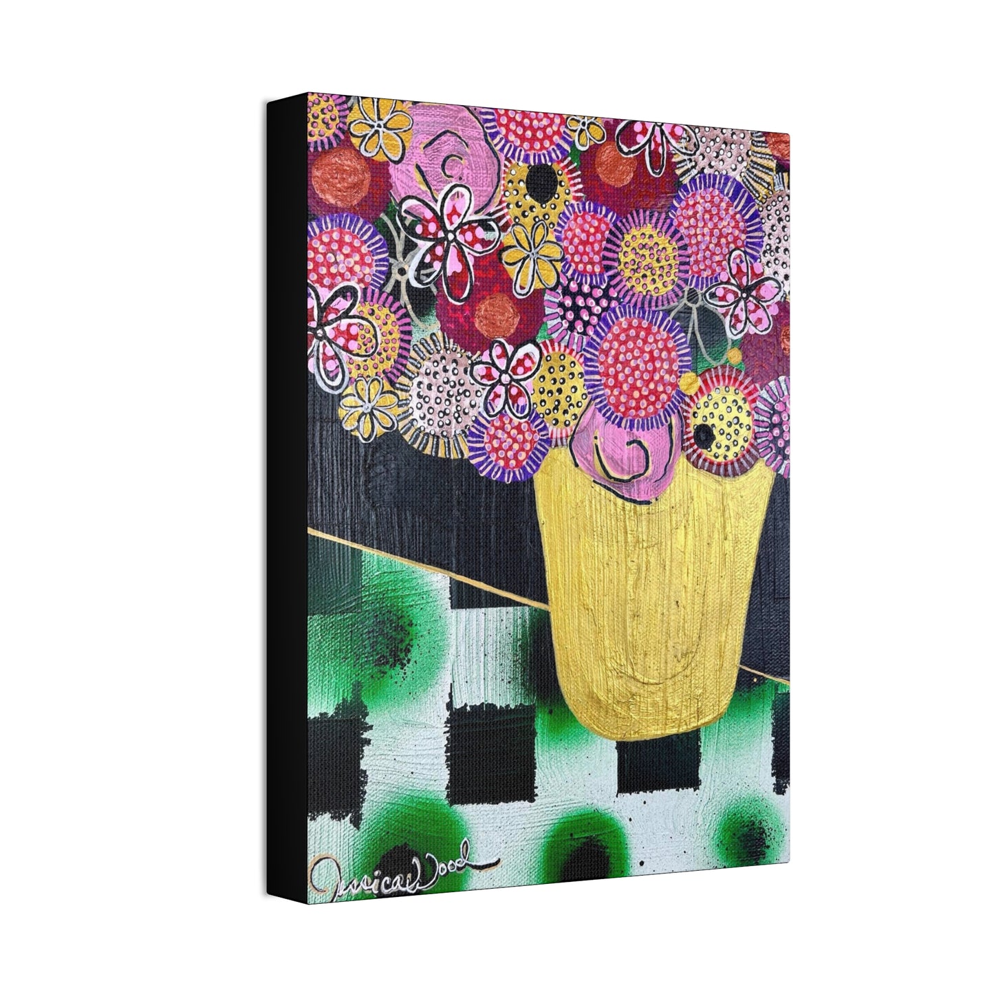 Canvas Print. Floral Still Life by Jessica Wood Artist