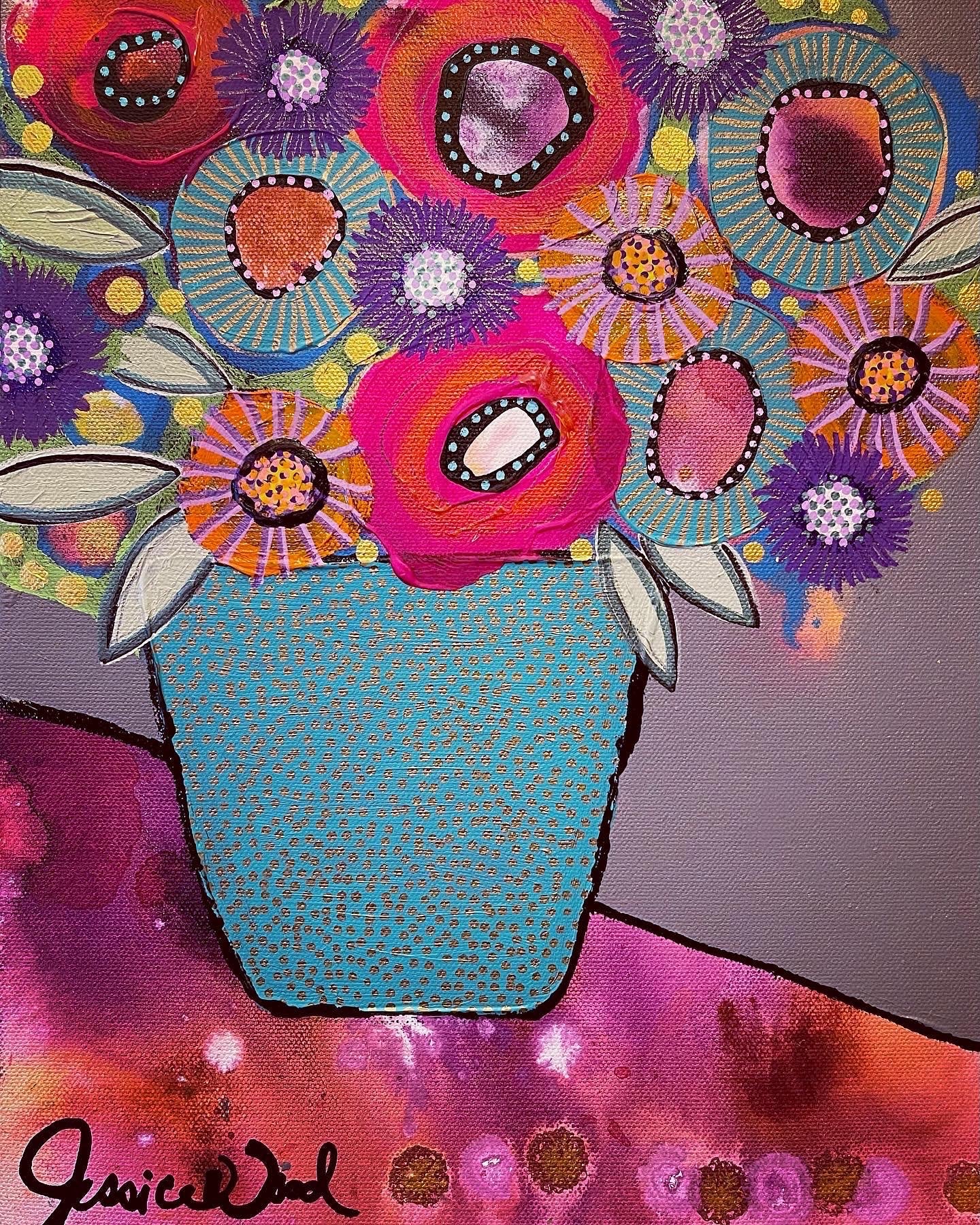 Floral Still Life. 8”x10” Art Print