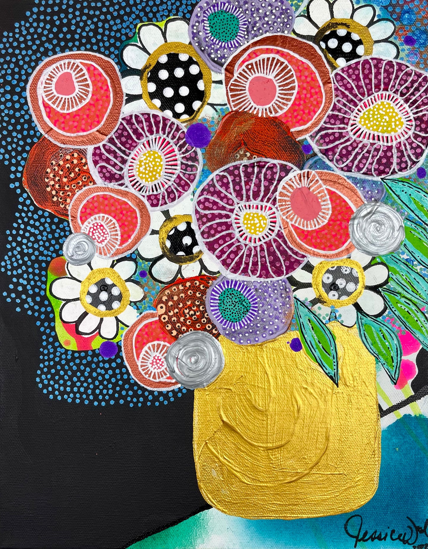 Floral Still Life. 8”x10” Art Print