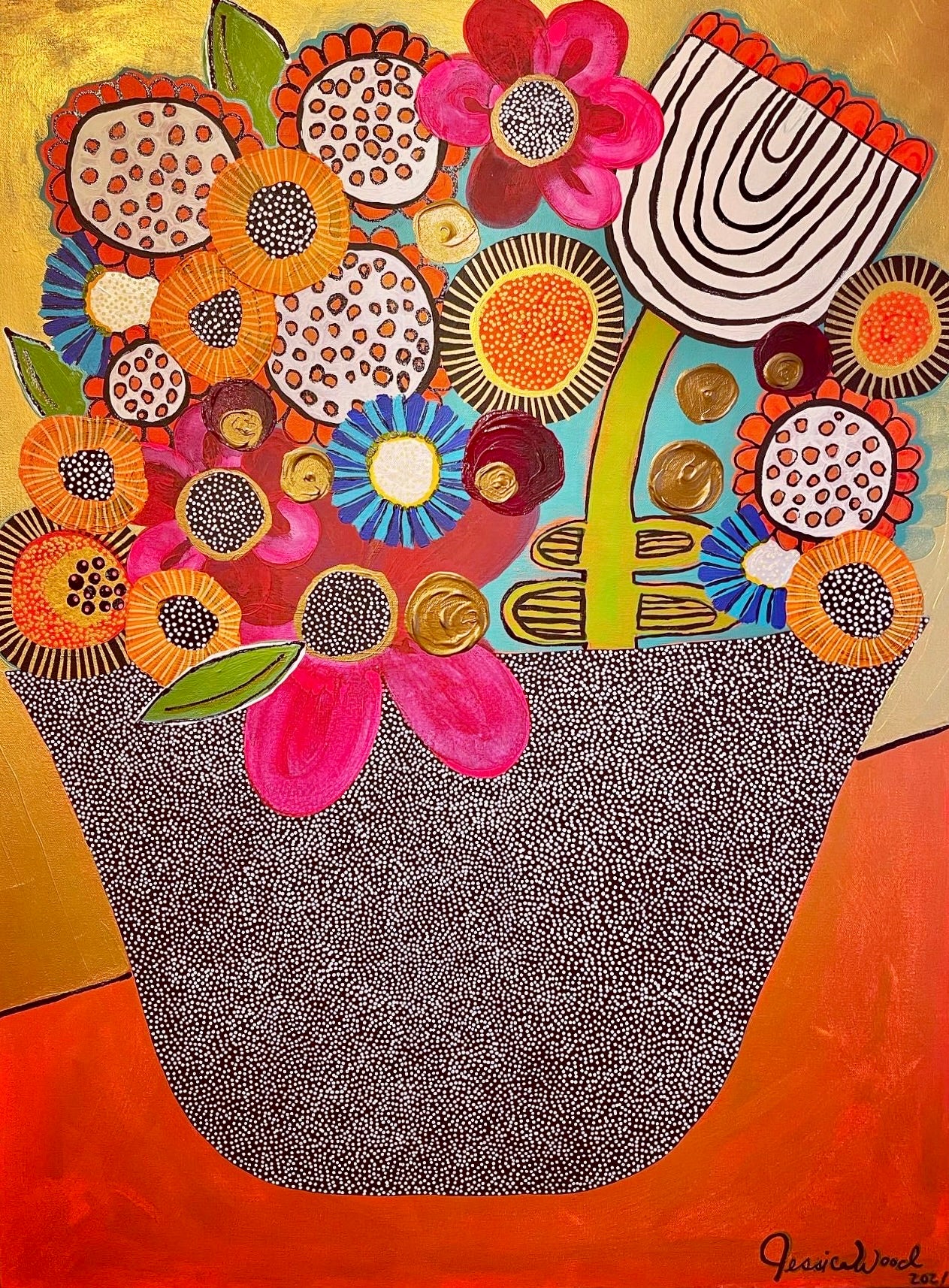 Floral Still Life. 8”x10” Art Print