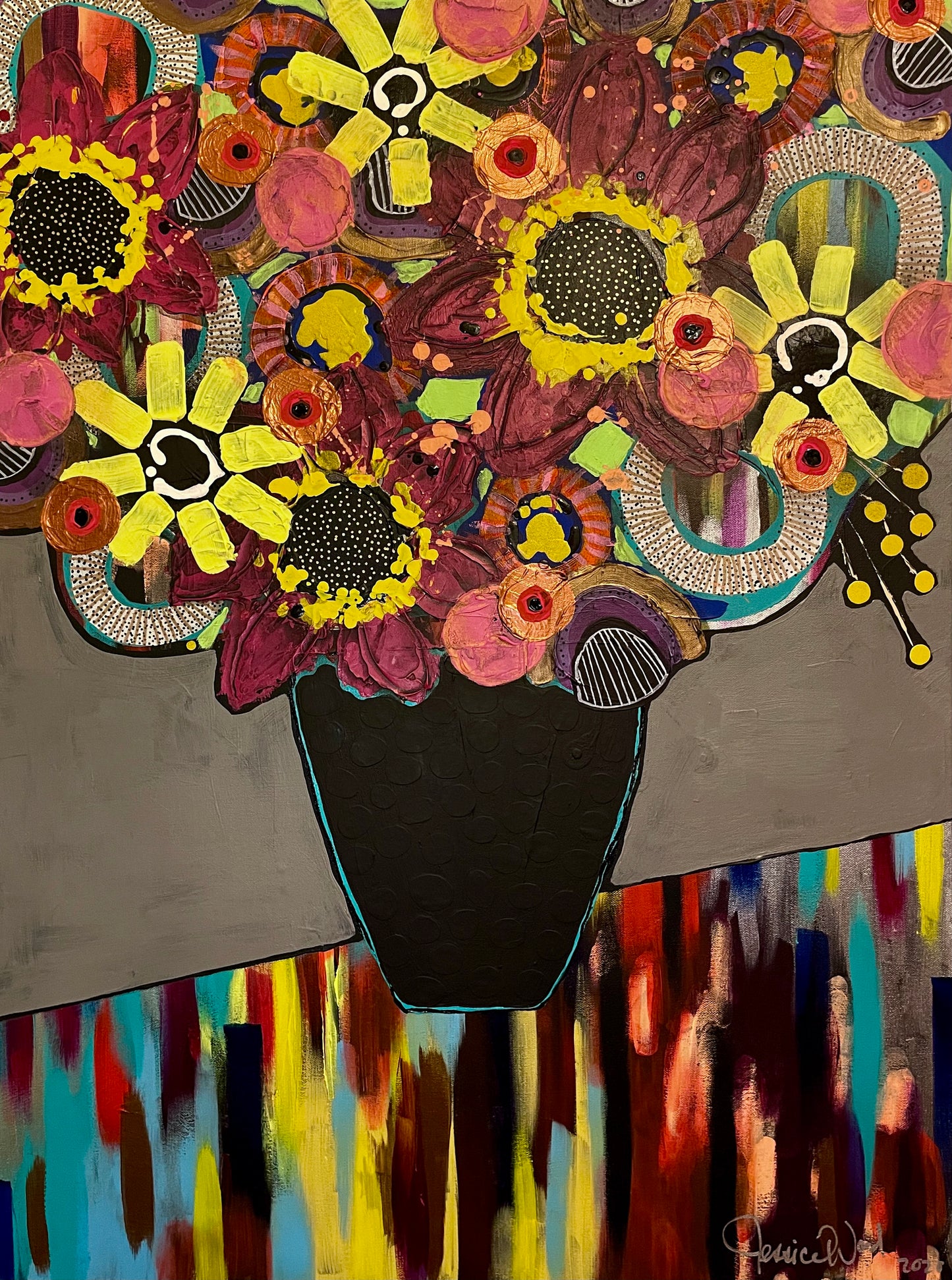 Floral Still Life. 8”x10” Art Print