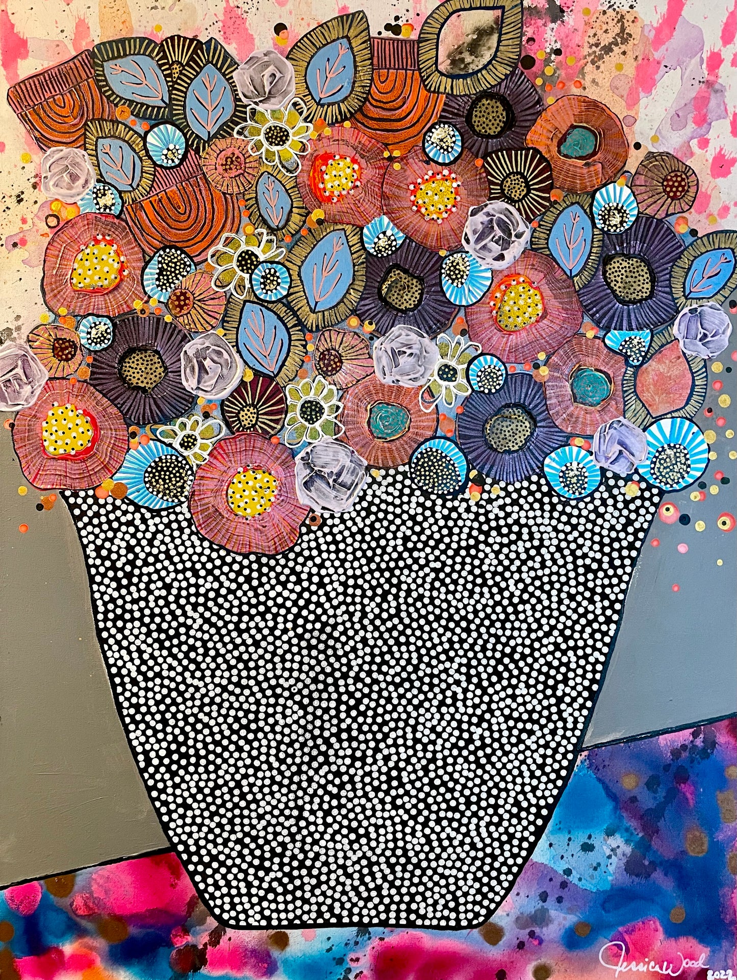 Floral Still Life. 8”x10” Art Print