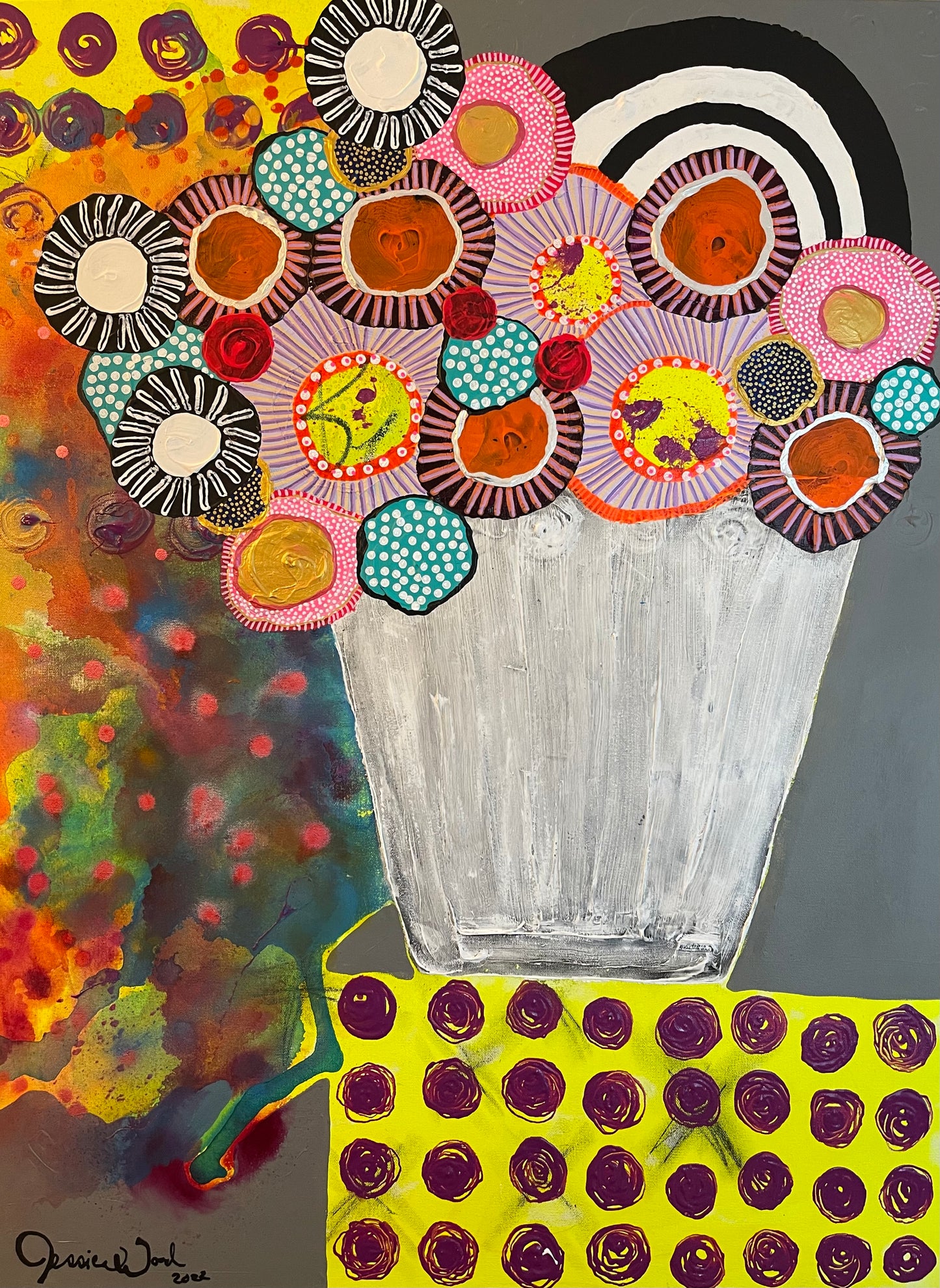 Floral Still Life. 8”x10” Art Print