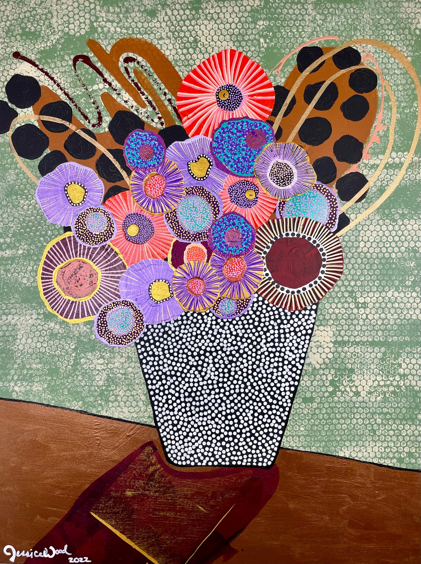 Floral Still Life. 8”x10” Art Print