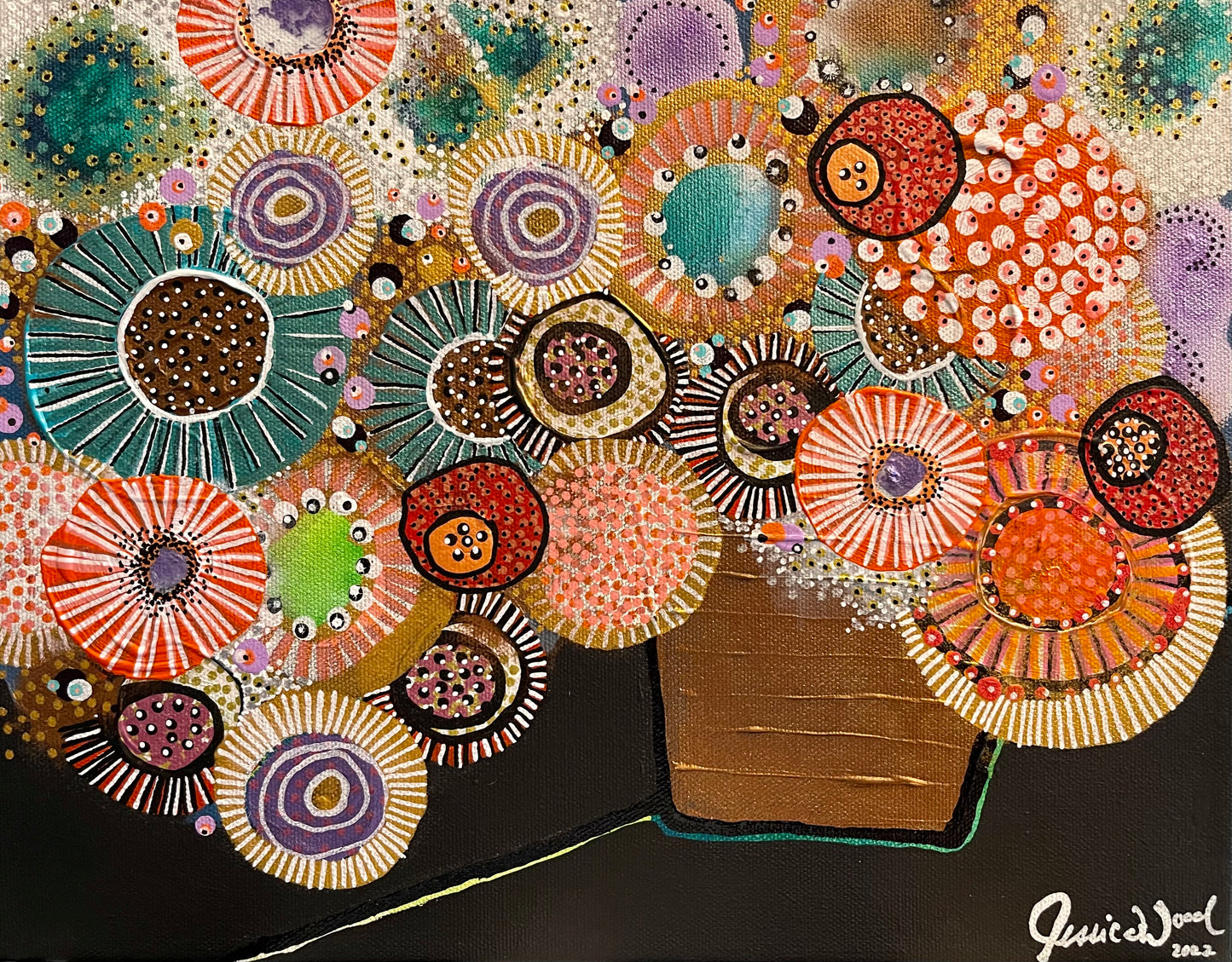 Floral Still Life. 8”x10” Art Print