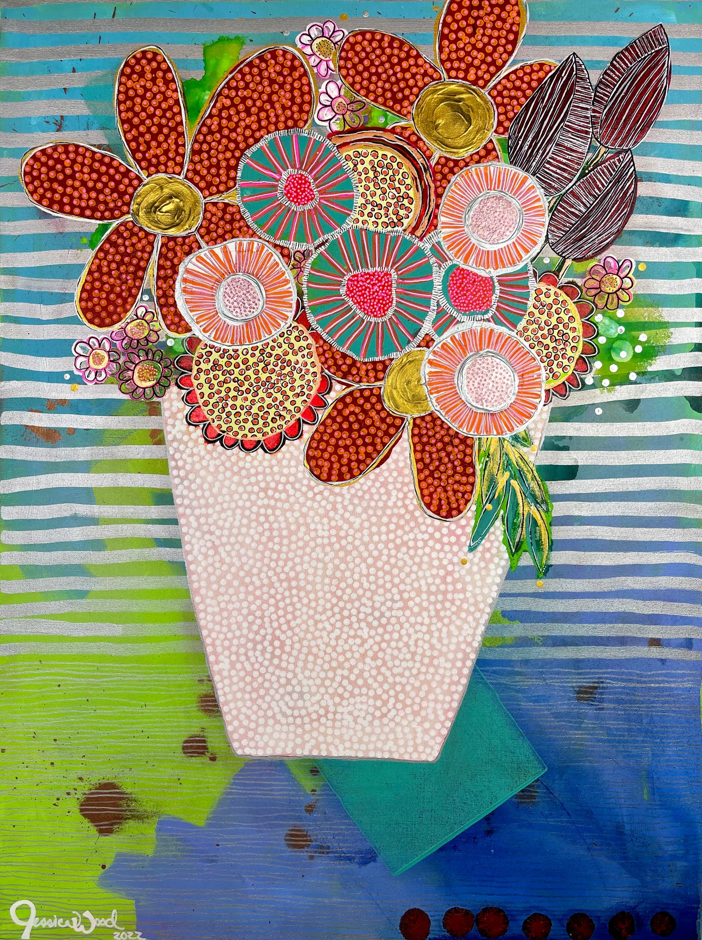 Floral Still Life. 8”x10” Art Print