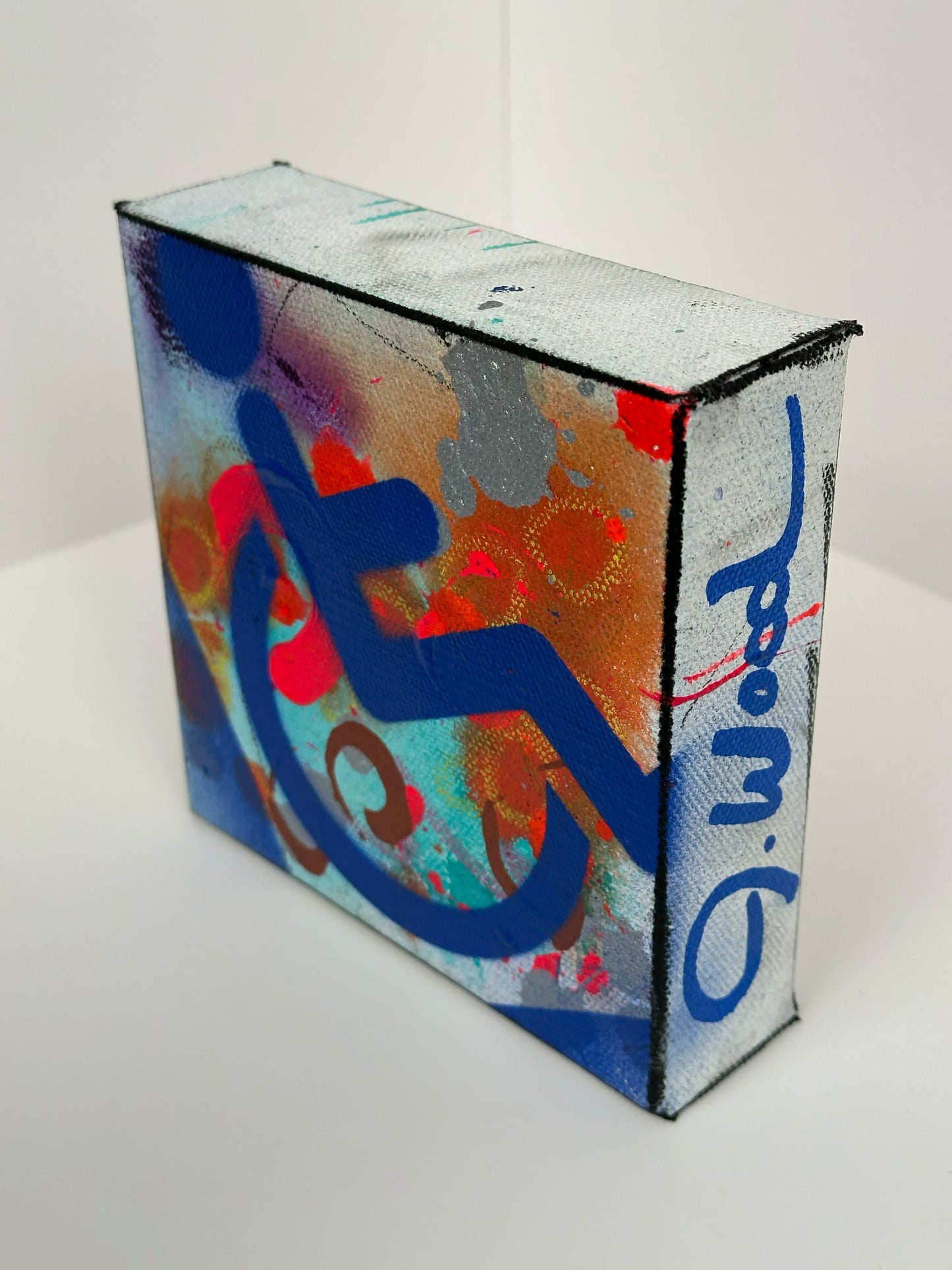 Momentum - 5"x5" Mixed Media on Canvas