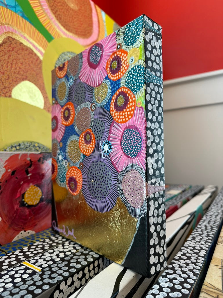 Daydreamer - 9"x12" Mixed Media on Canvas