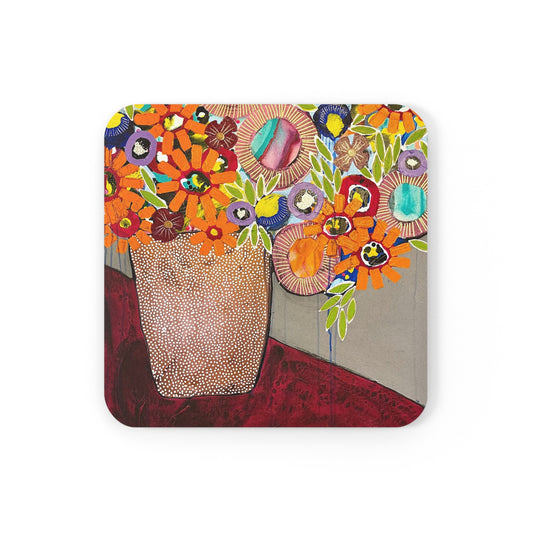 Square Cork Back Coaster