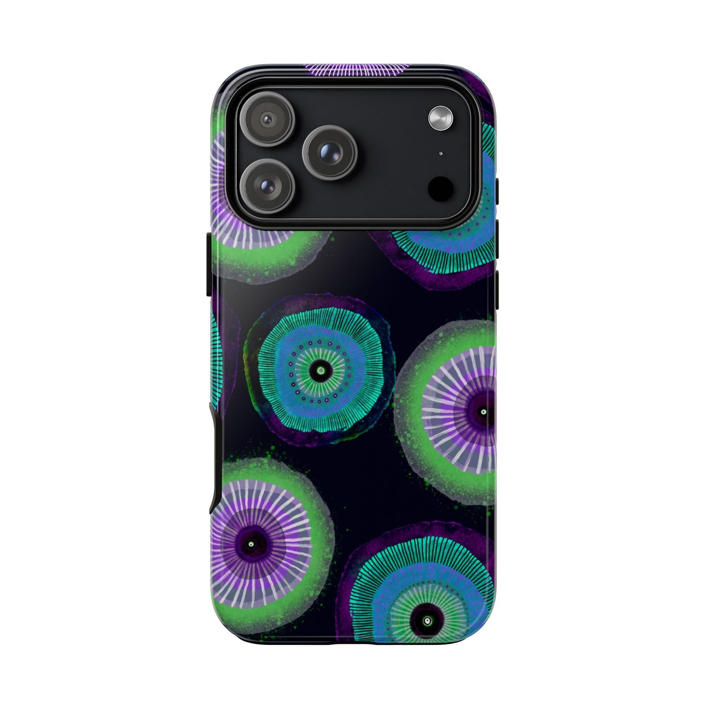 Protective Phone Case — Modern Floral Abstract Design