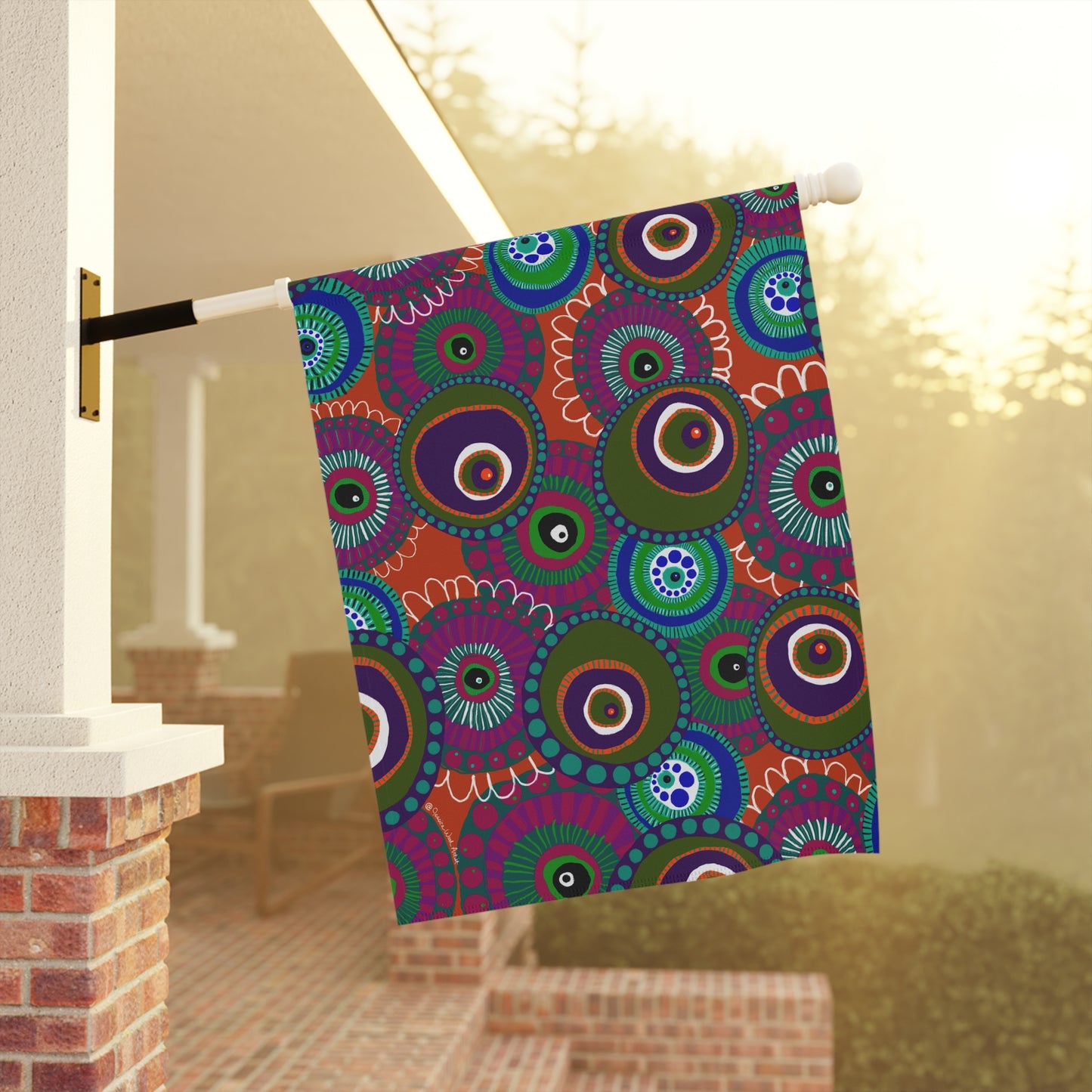Jessica Wood Artist Garden or House Flag