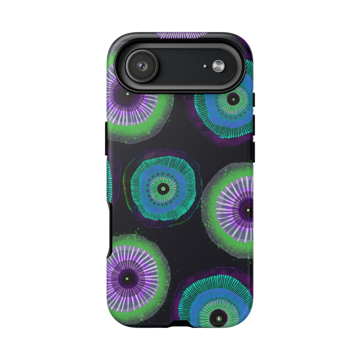 Protective Phone Case — Modern Floral Abstract Design