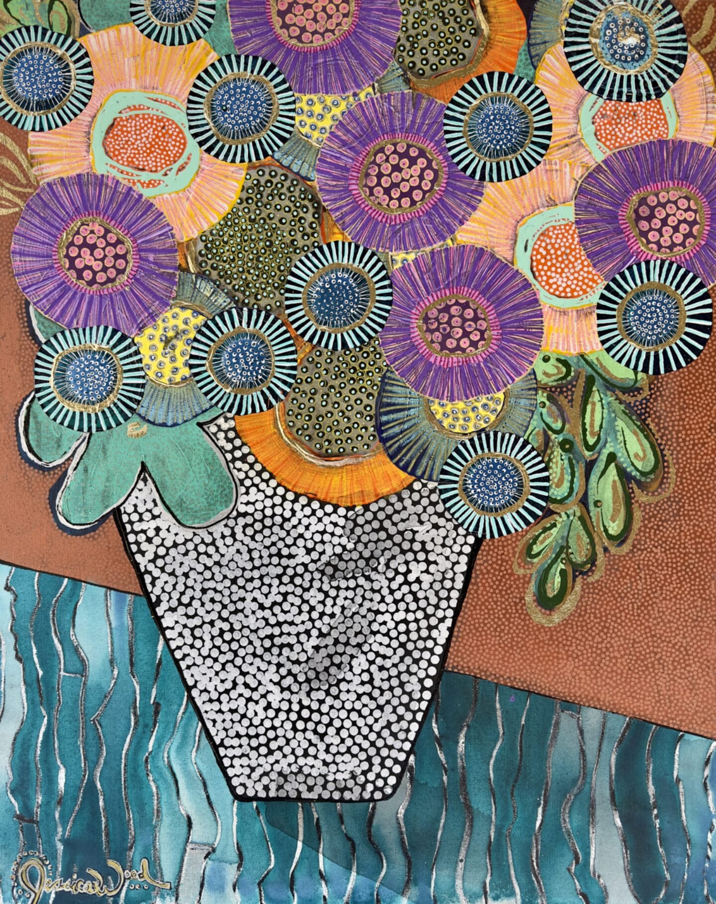 Floral Still Life. 8”x10” Art Print