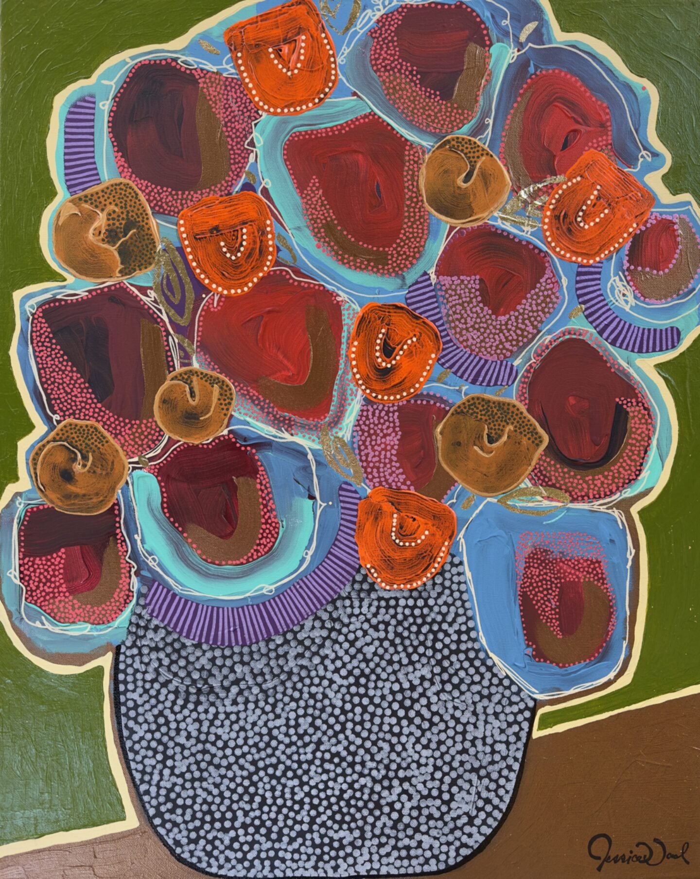 Floral Still Life. 8”x10” Art Print