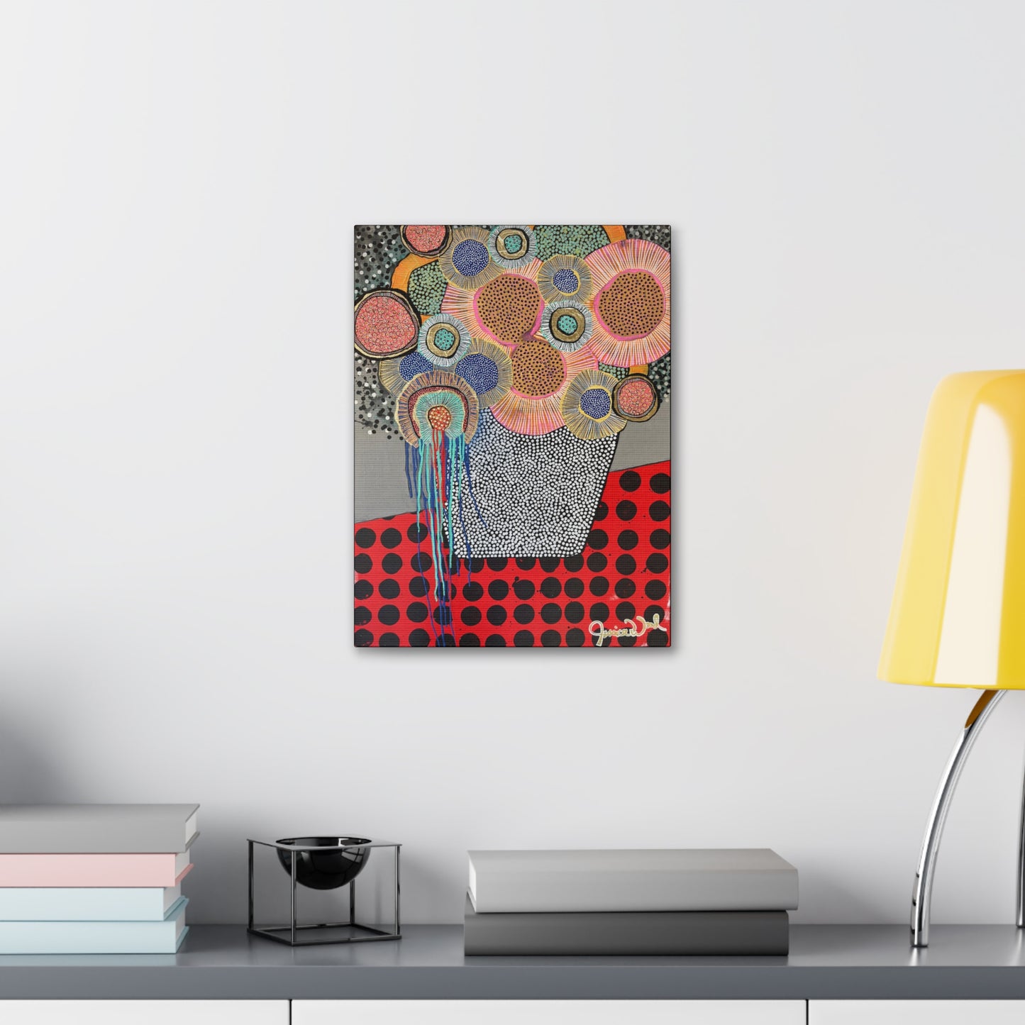 Canvas Print. Floral Still Life by Jessica Wood Artist