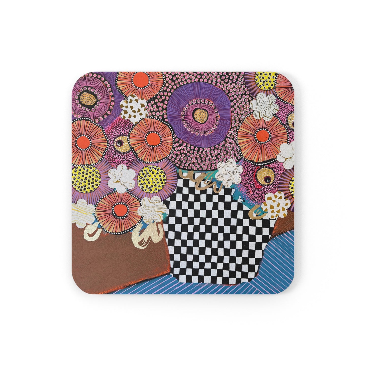 Square Cork Back Coaster