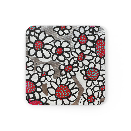 Square Cork Back Coaster