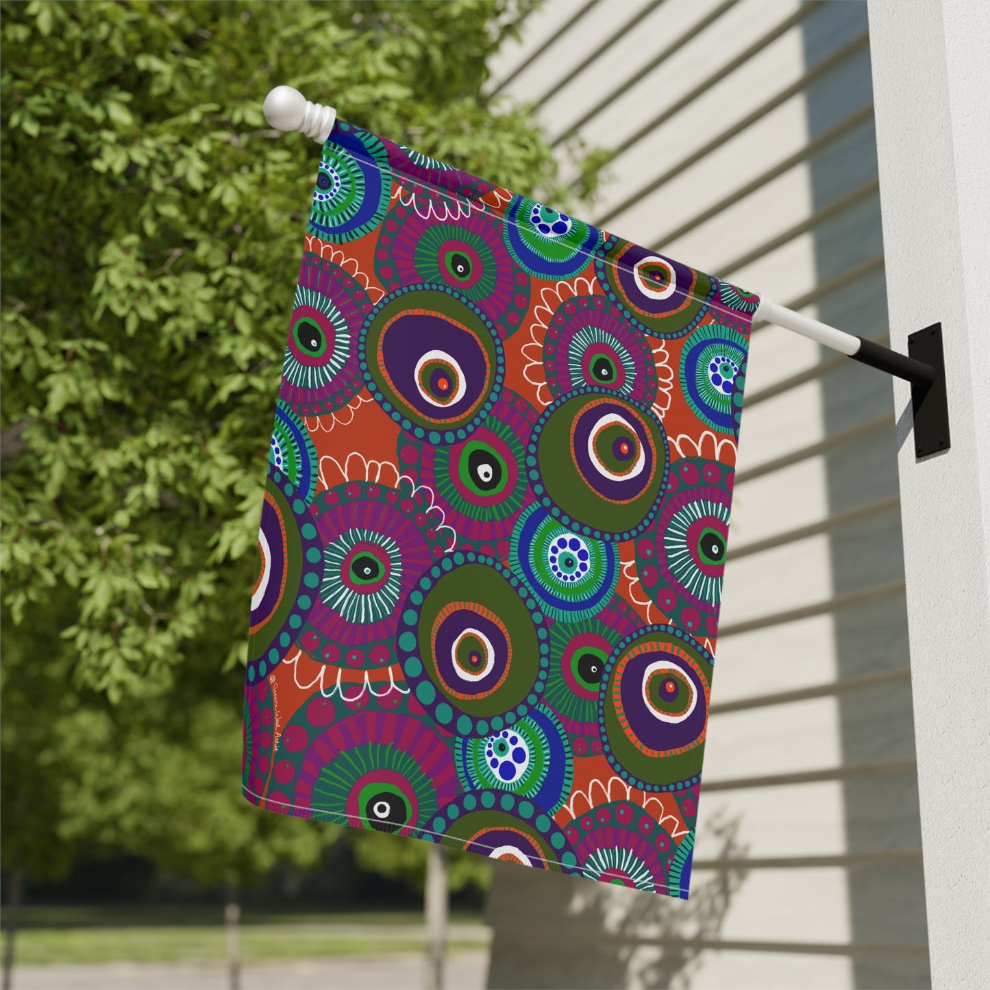 Jessica Wood Artist Garden or House Flag