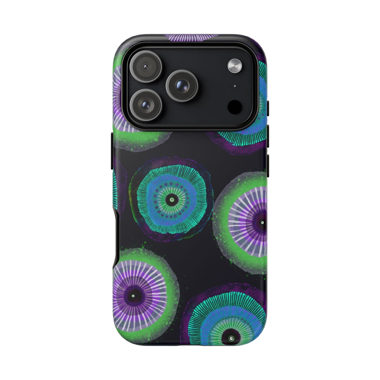 Protective Phone Case — Modern Floral Abstract Design
