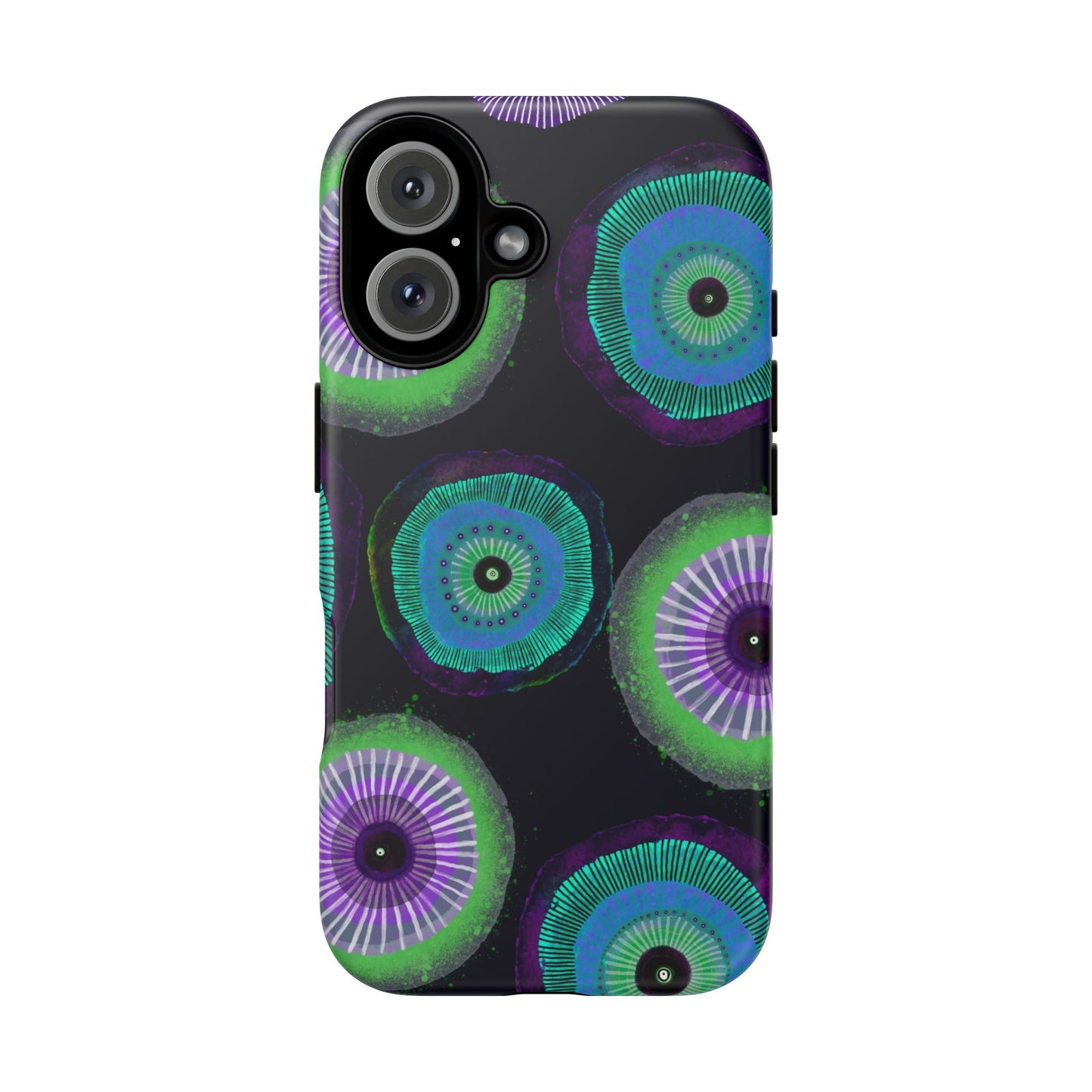 Protective Phone Case — Modern Floral Abstract Design