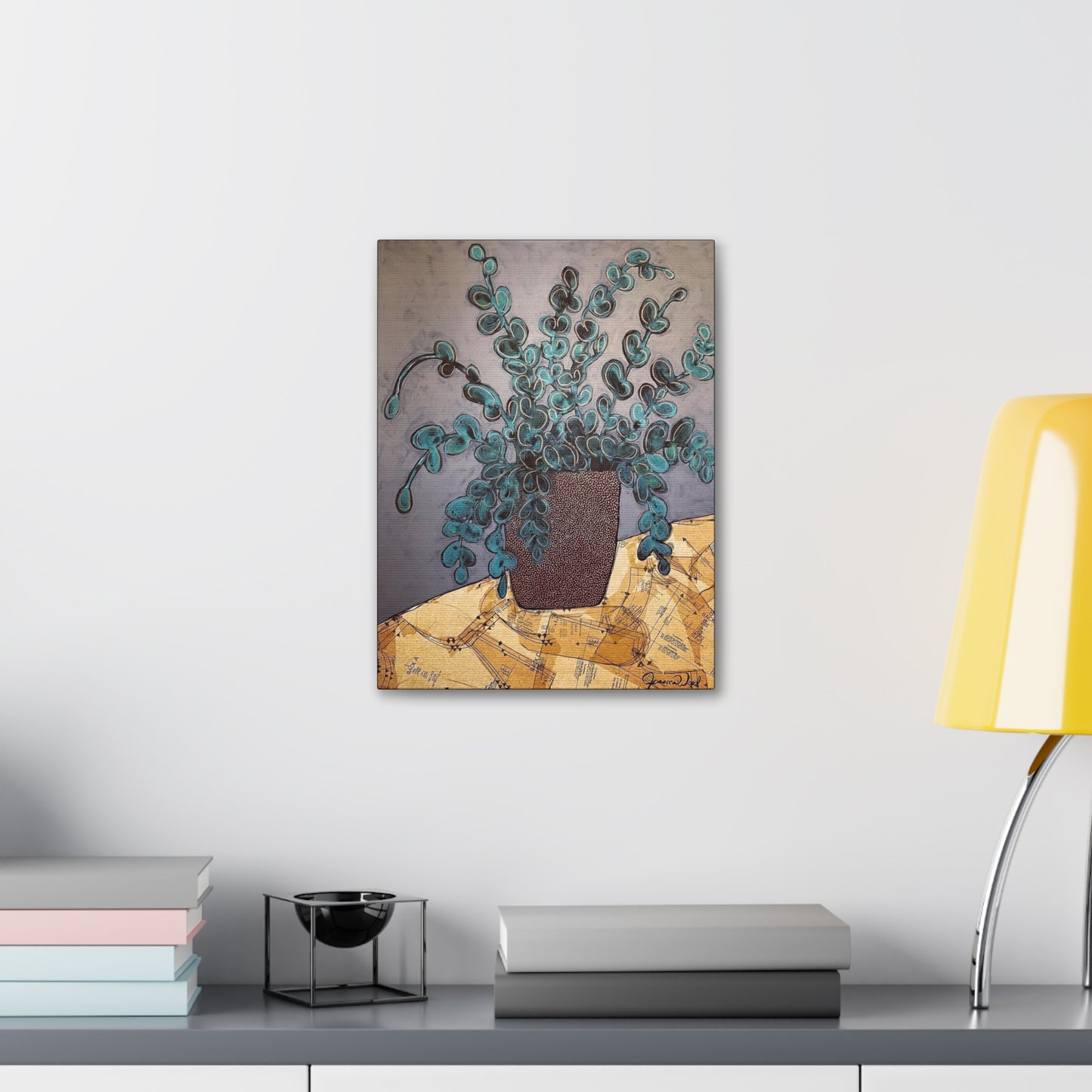 Canvas Print. Floral Still Life by Jessica Wood Artist