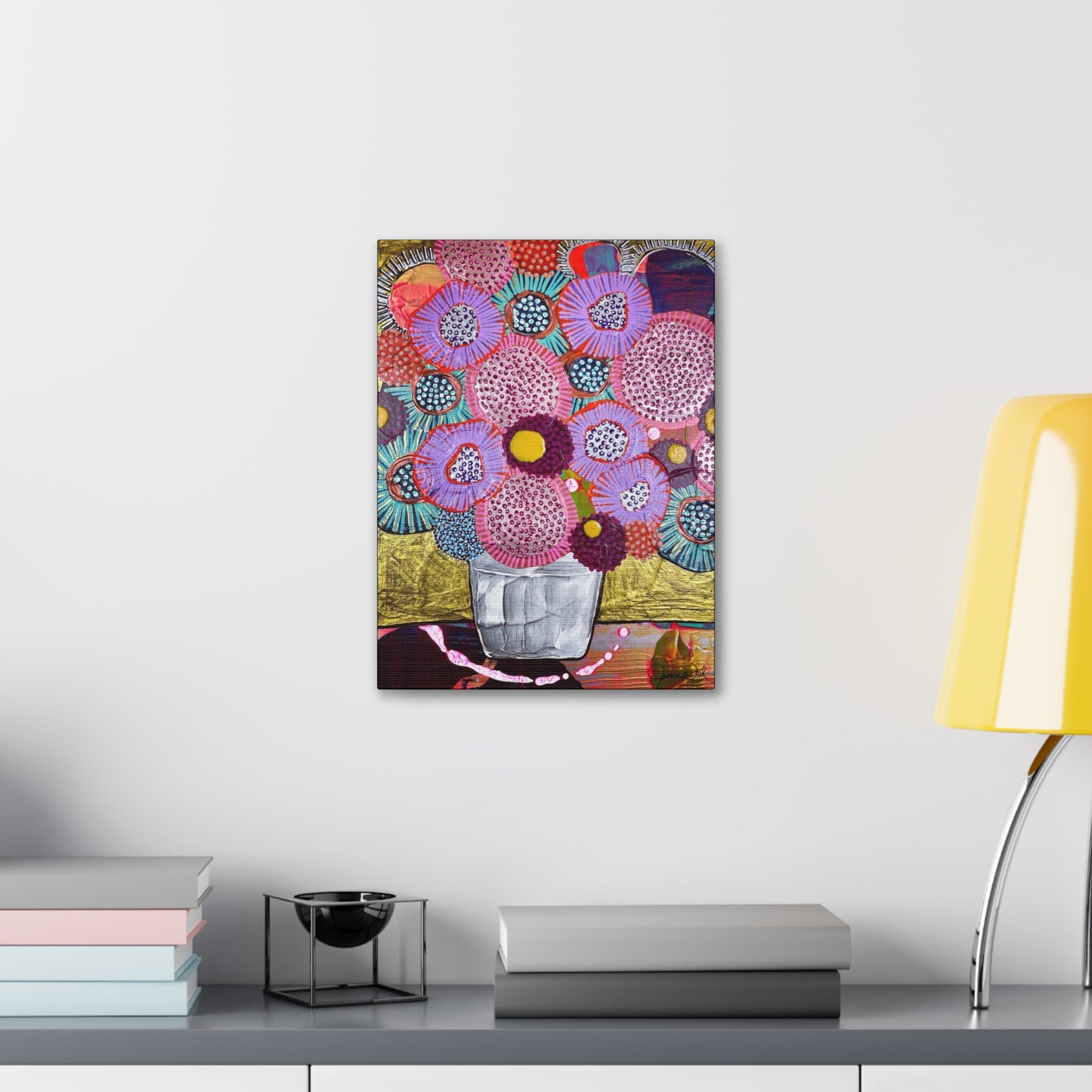 Canvas Print. Floral Still Life by Jessica Wood Artist