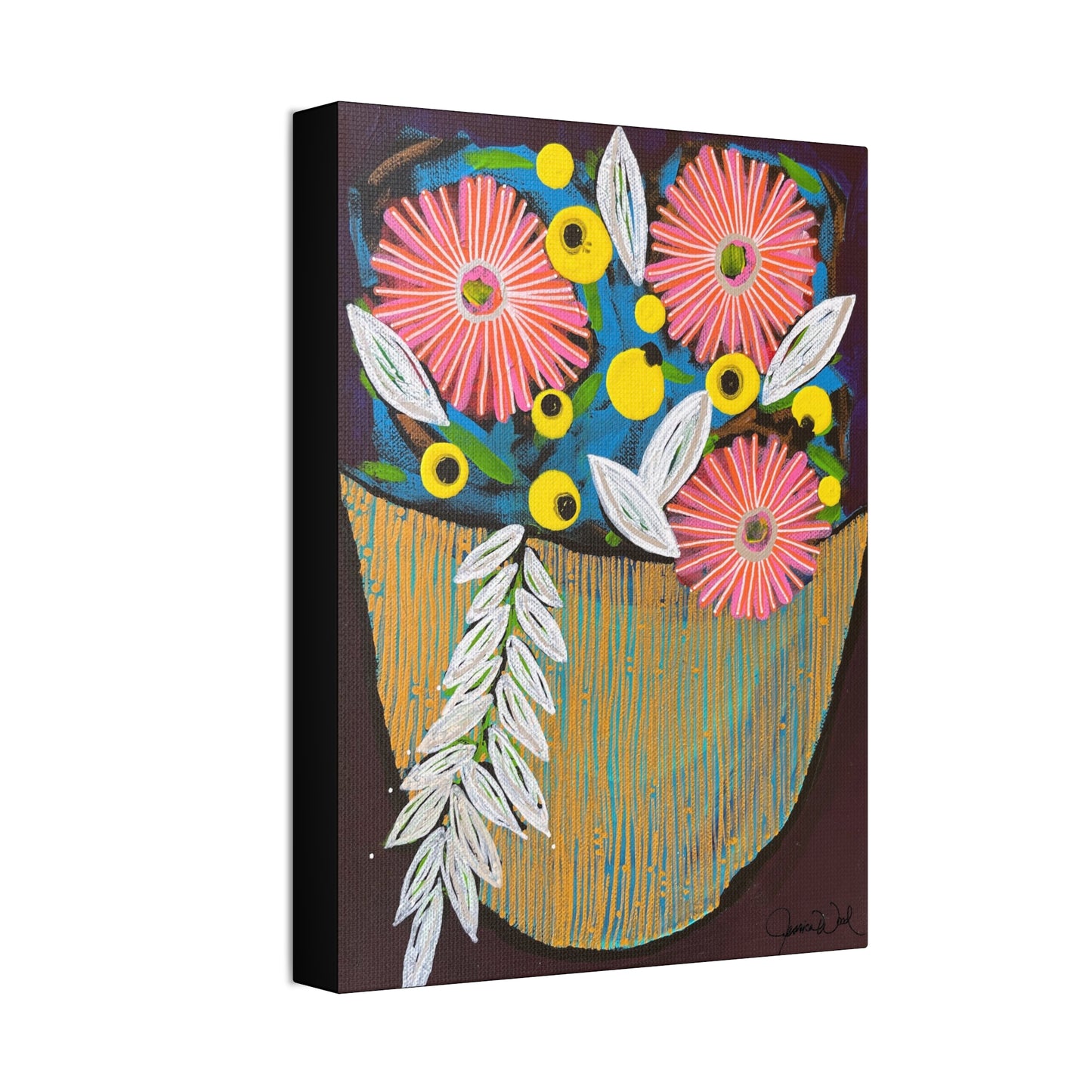 Canvas Print. Floral Still Life by Jessica Wood Artist