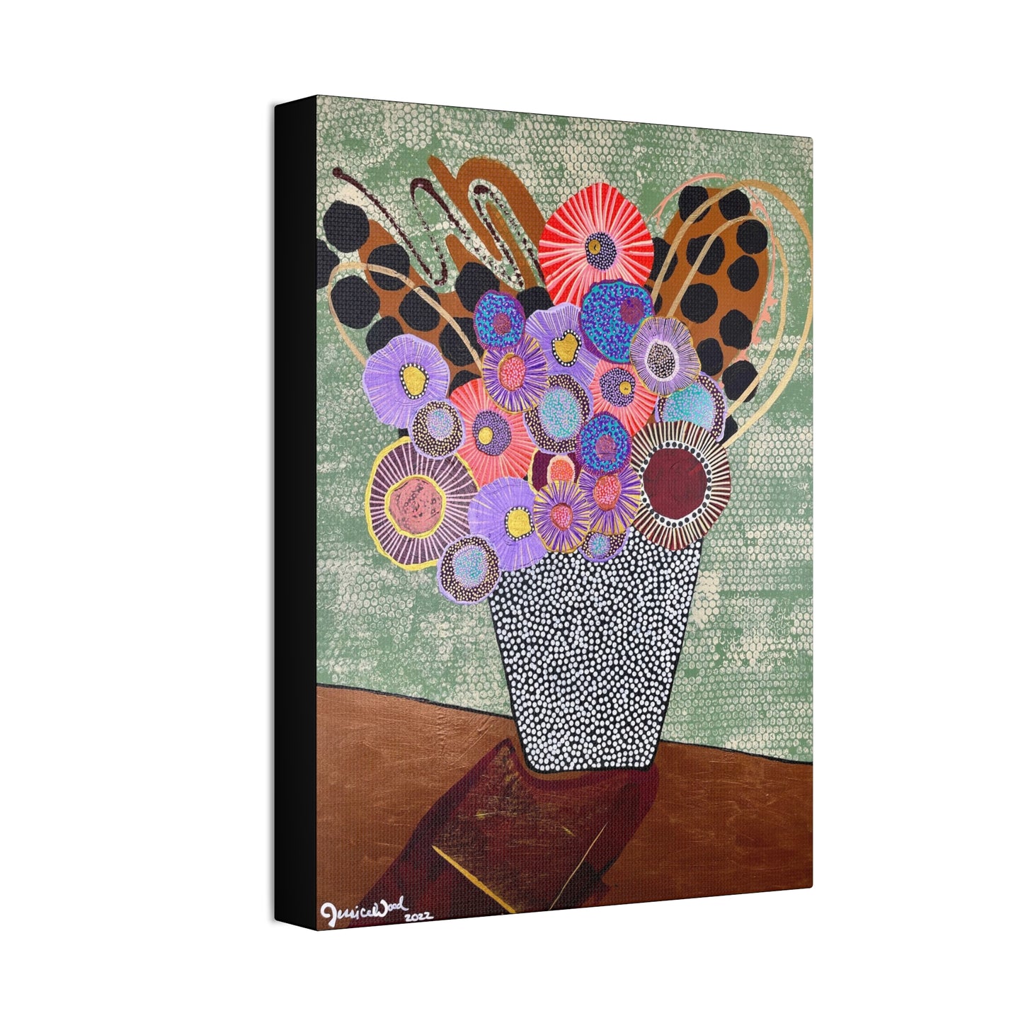 Canvas Print. Floral Still Life by Jessica Wood Artist