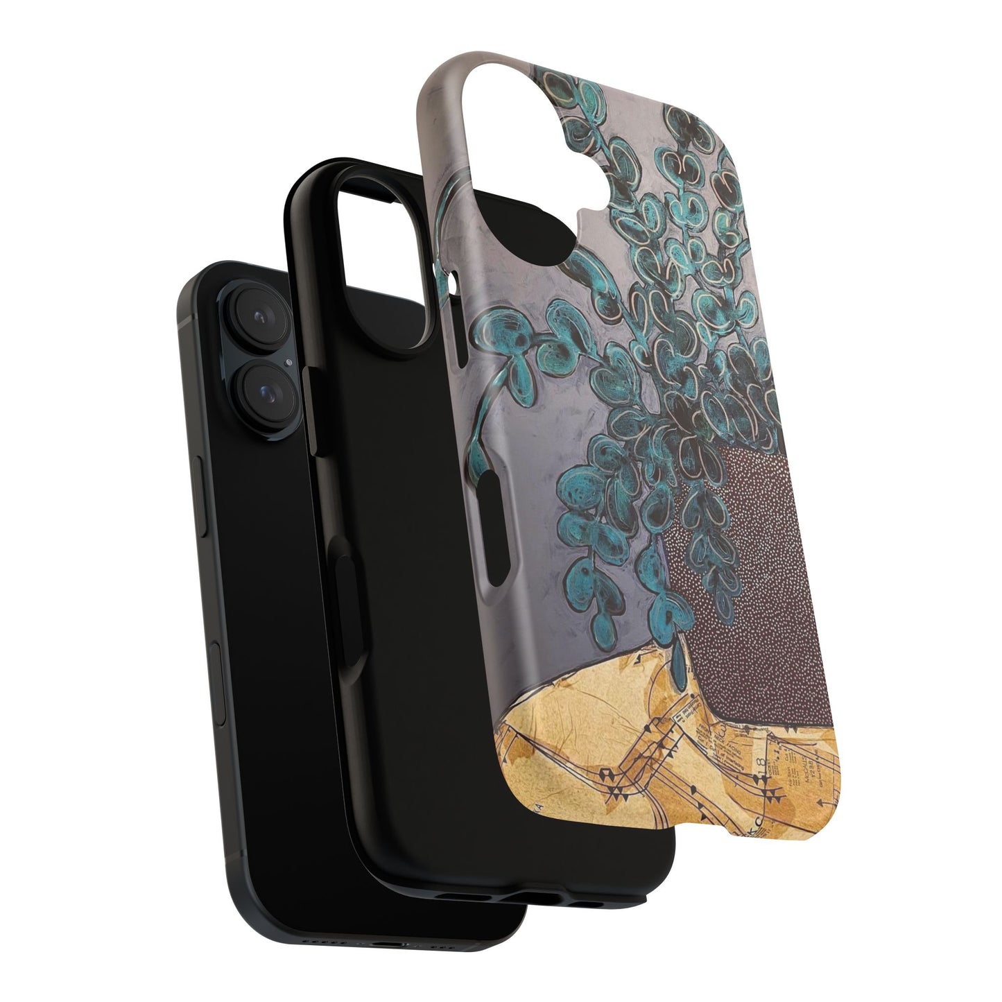 Protective Phone Case — Modern Still Life Abstract Design