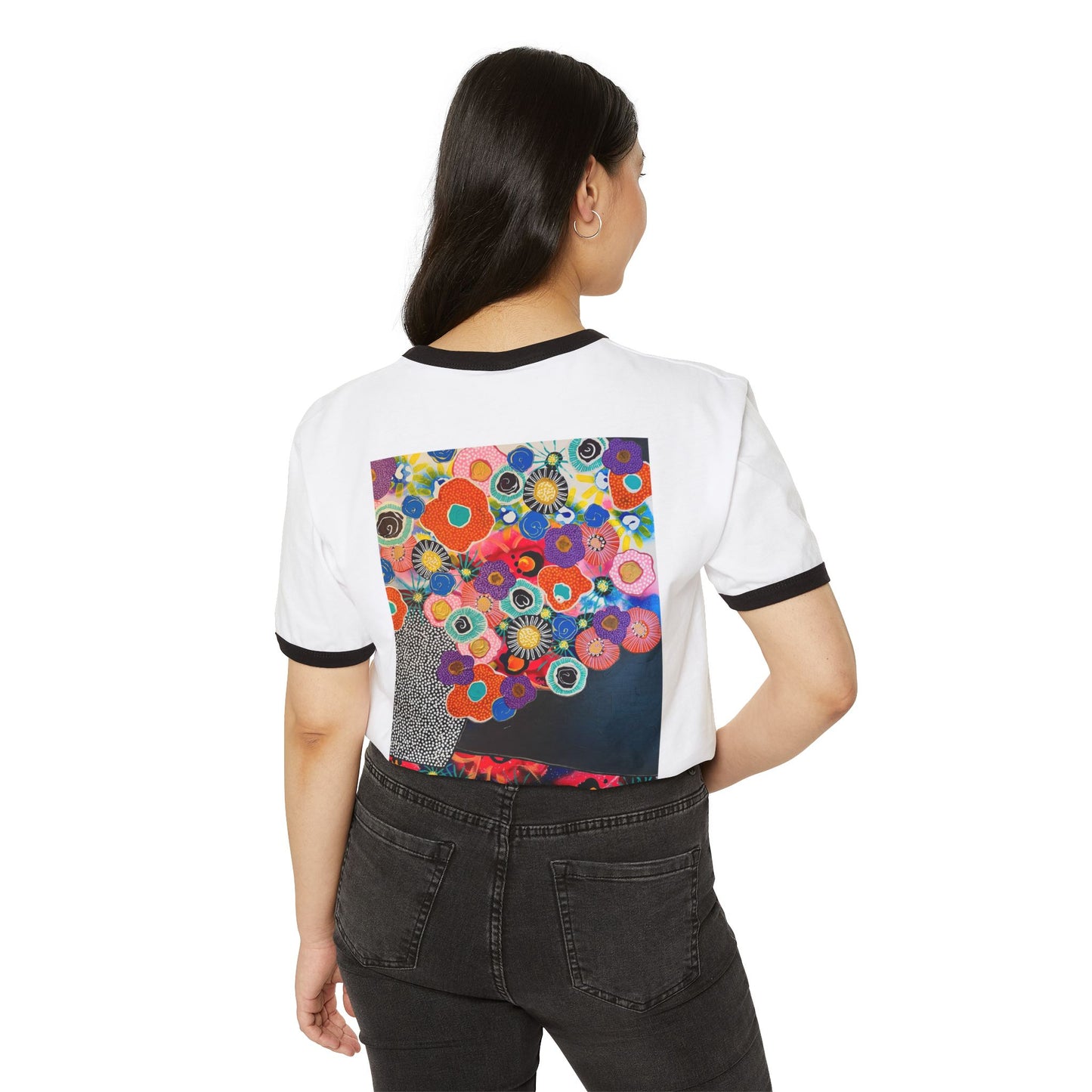 Jessica Wood Artist Floral Still Life Unisex Ringer T-Shirt