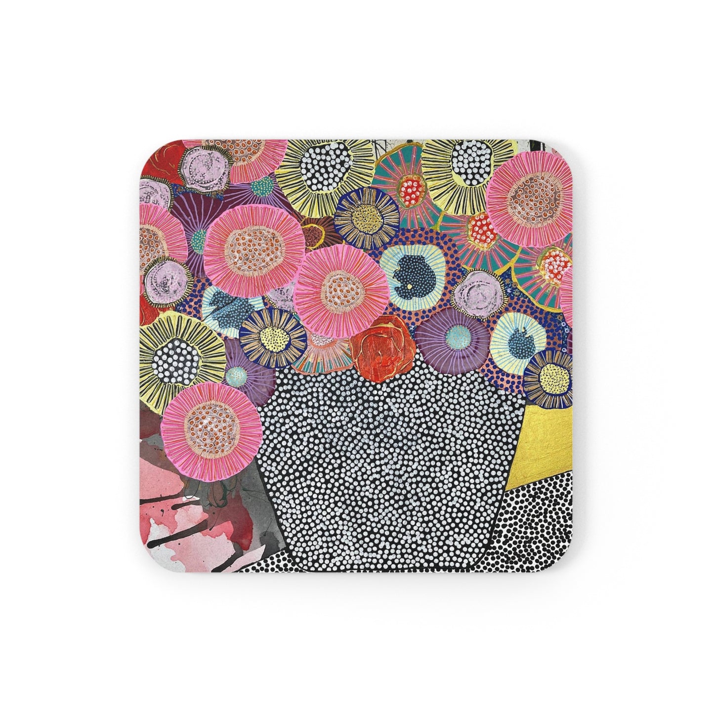 Square Cork Back Coaster