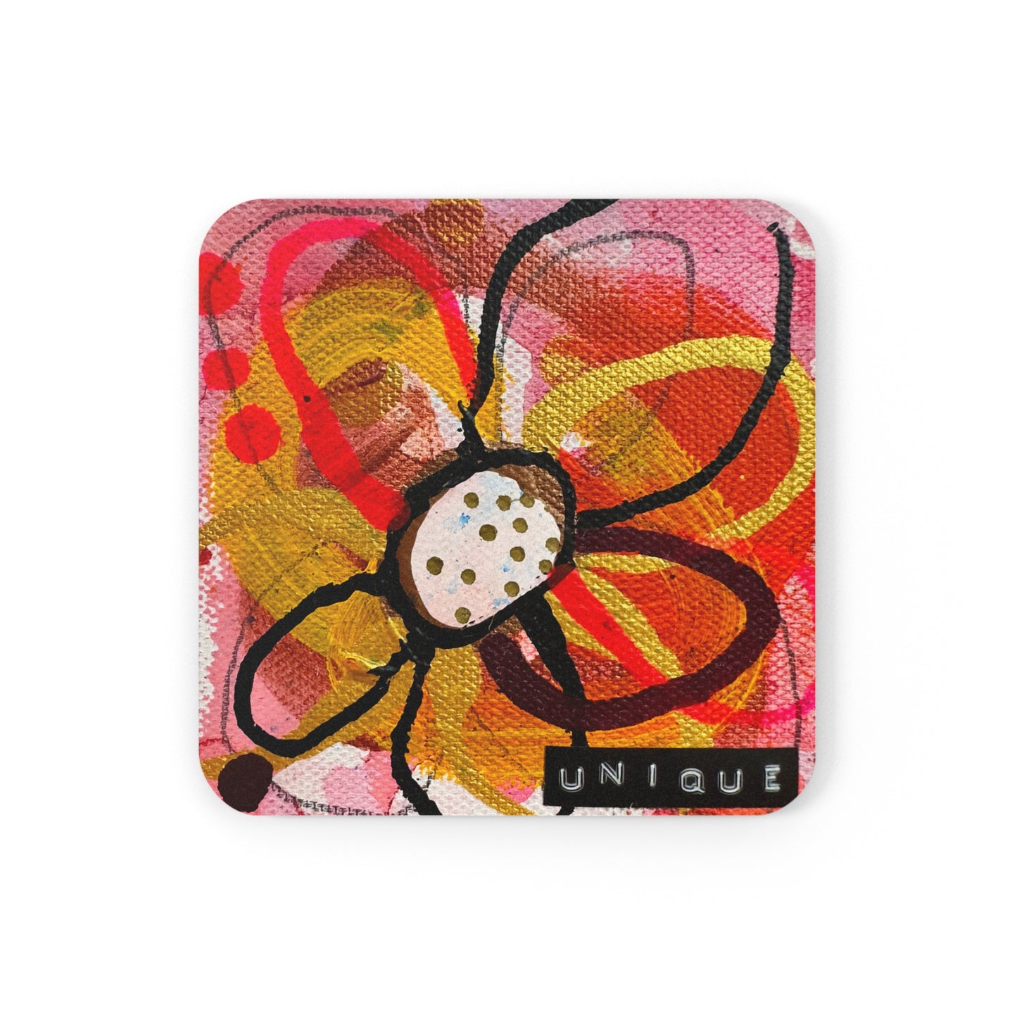 Square Cork Back Coaster