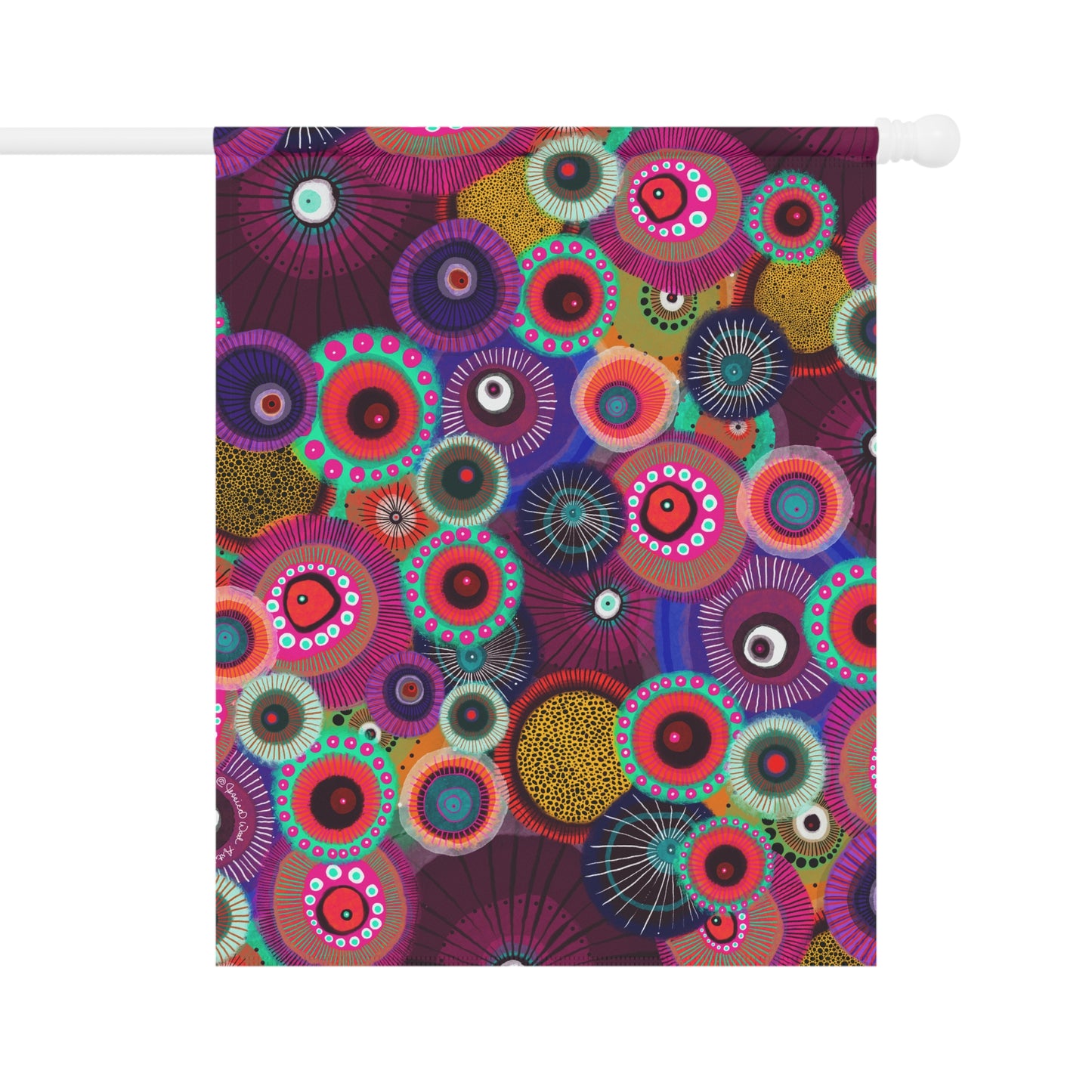 Jessica Wood Artist Garden or House Flag