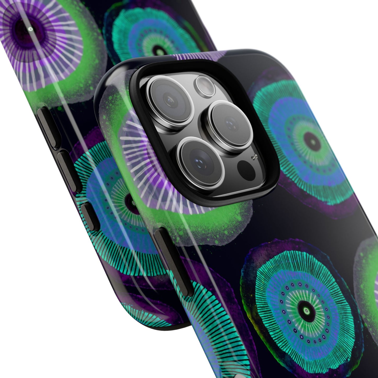 Protective Phone Case — Modern Floral Abstract Design