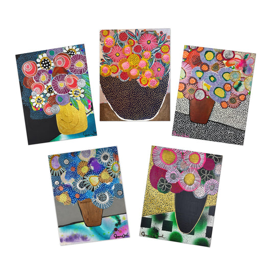 Jessica Wood Artist Greeting Cards Set (5-Pack)